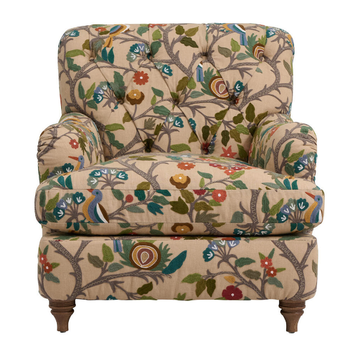 Modern European furniture - Floral Print Lounge Chair - www.oroa.com | Oroa.com