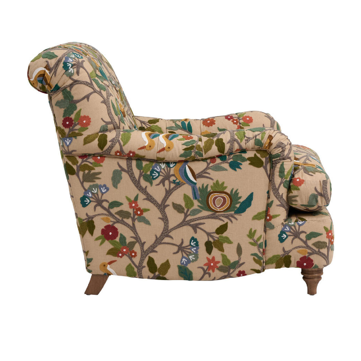 Modern European furniture - Floral Print Lounge Chair - www.oroa.com | Oroa.com