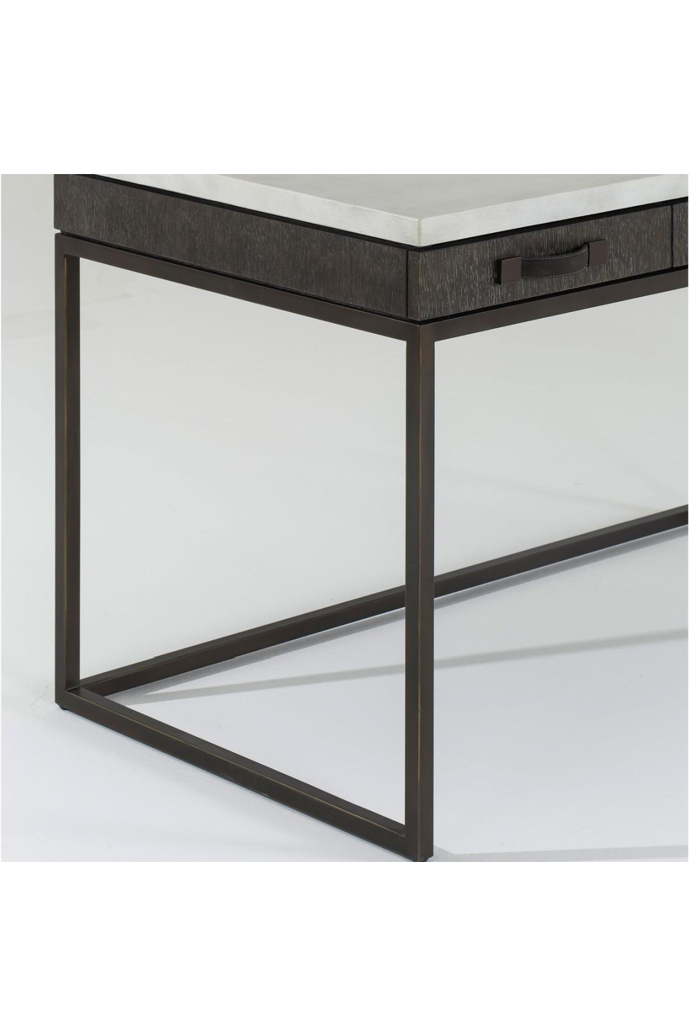 Concrete Top 3-Drawer Desk | Andrew Martin Emerson | Oroa.com
