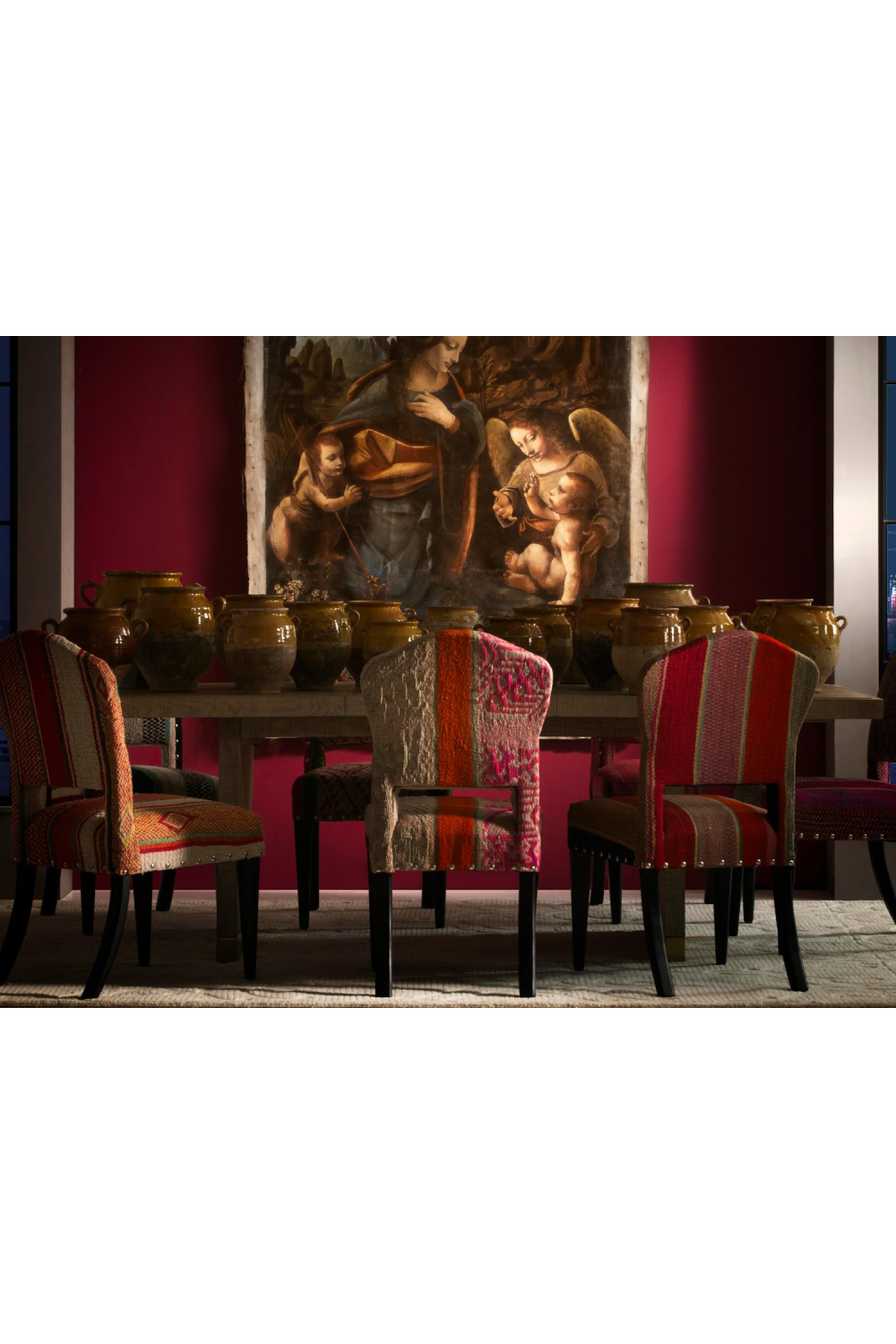 Wooden Ash Extending Dining Table | Andrew Martin Raffles