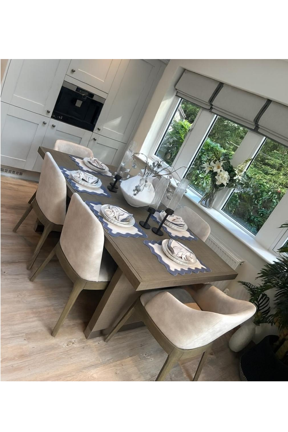 Wooden Ash Extending Dining Table | Andrew Martin Raffles