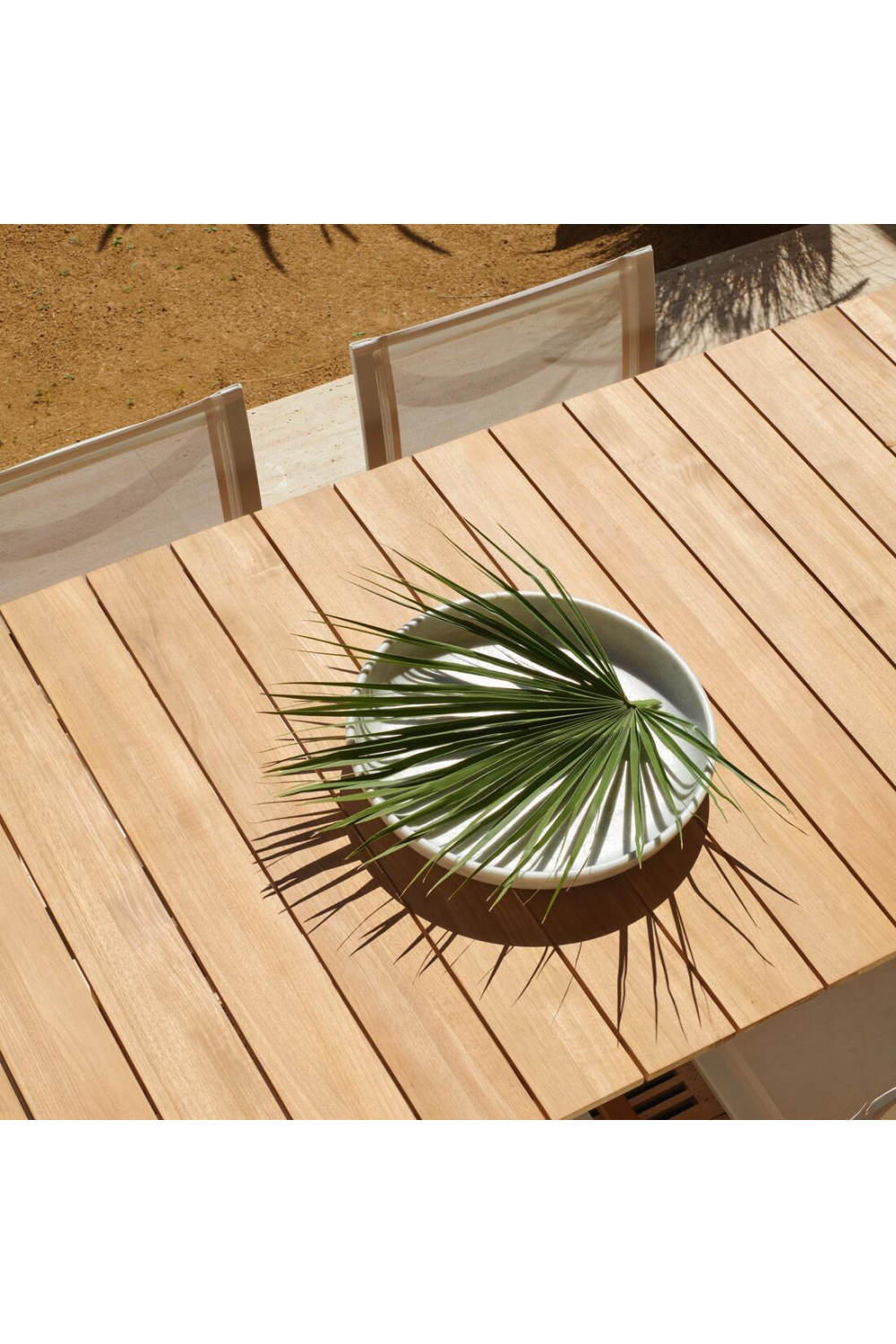 Slatted Teak Outdoor Dining Table | Andrew Martin Hayman | Oroa.com