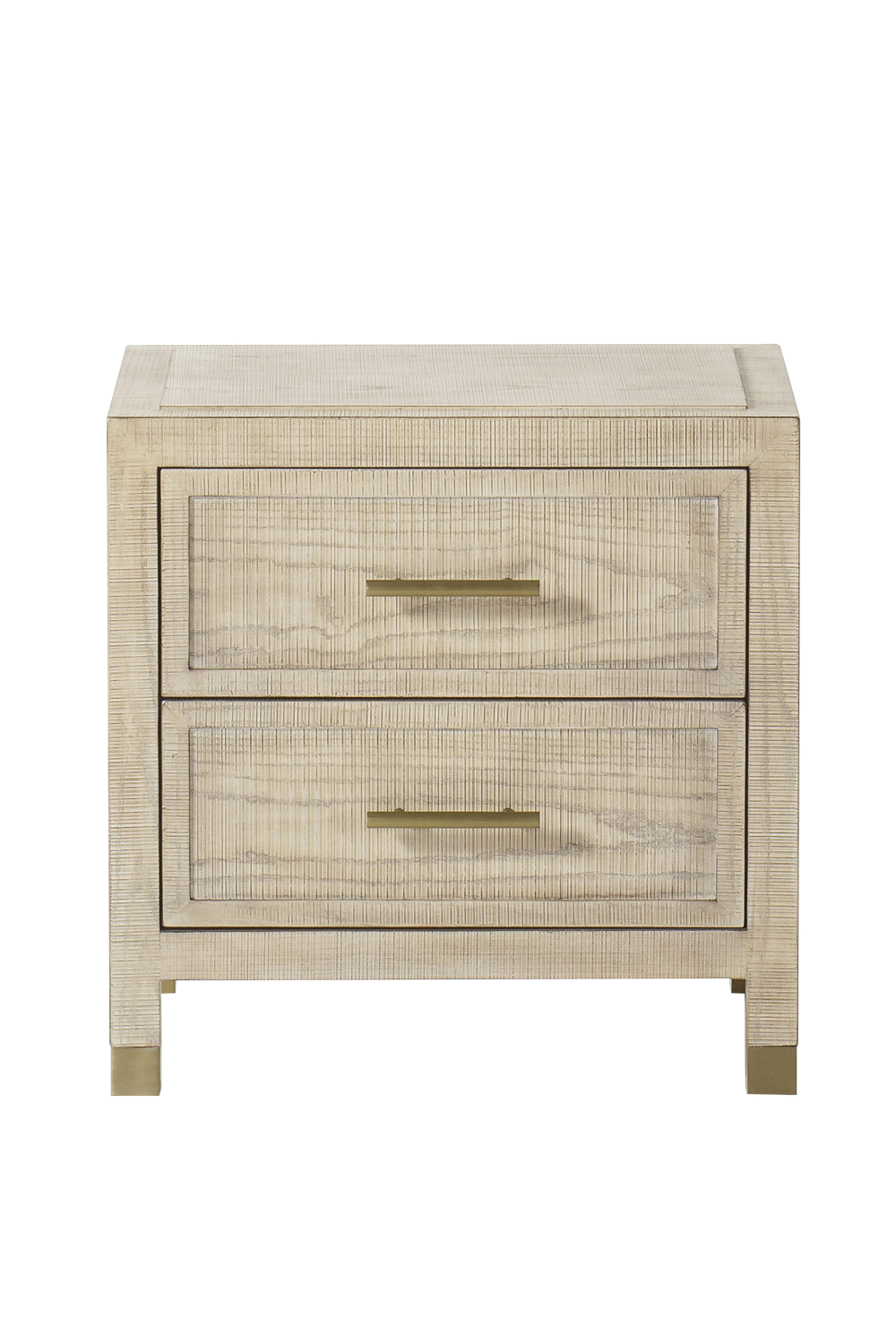 2 Drawer Natural Nightstand | Andrew Martin Raffles | OROA.com