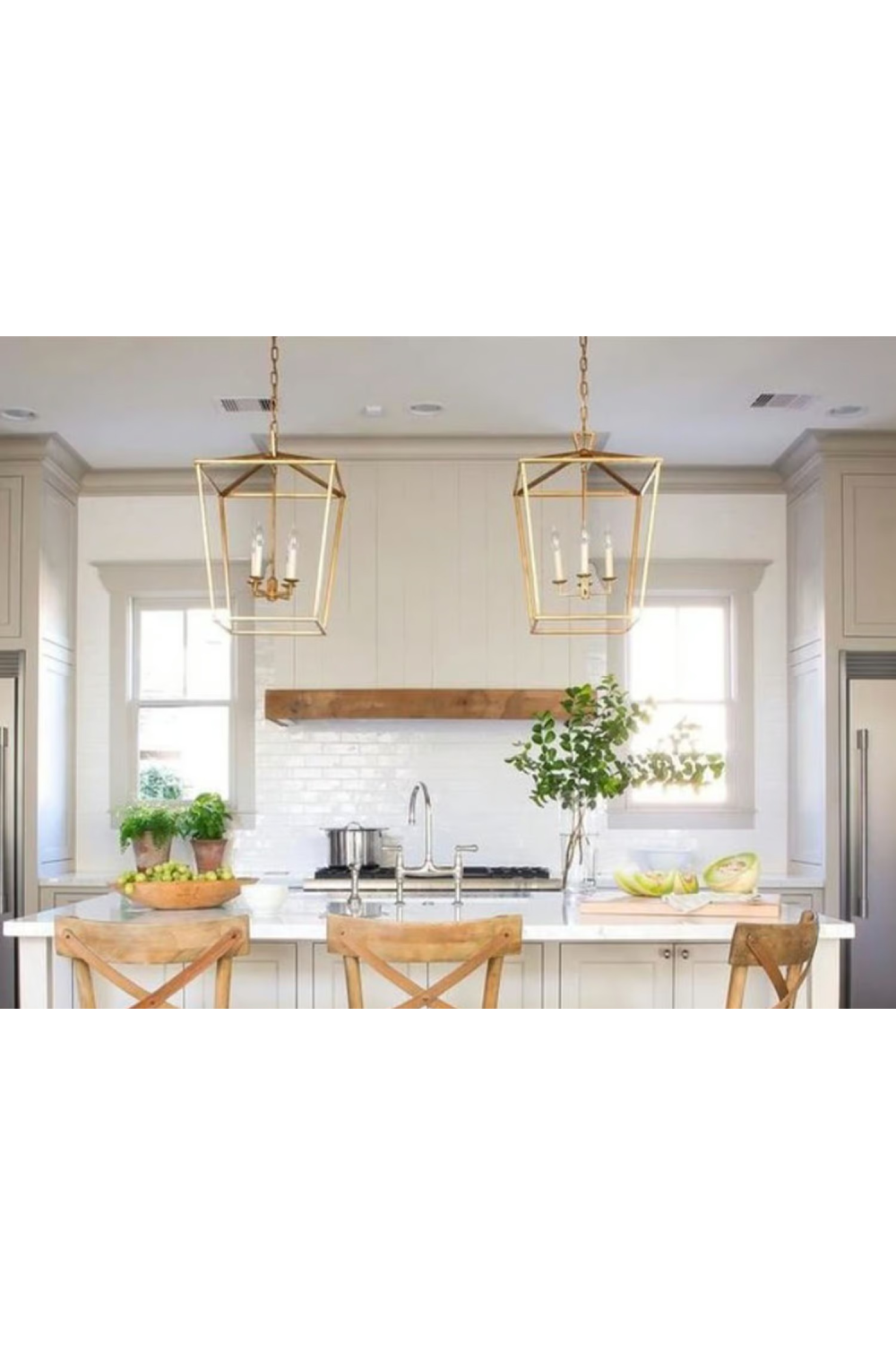 Iron Framed Candle Pendant Lamp | Andrew Martin Darlana | Oroa.com