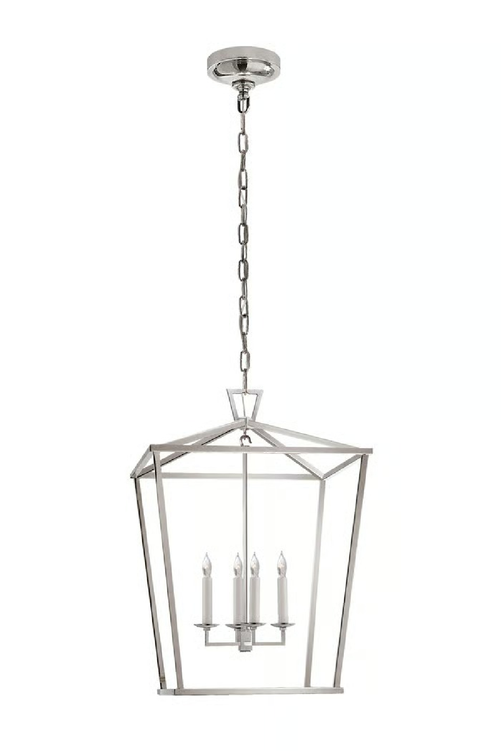 Iron Framed Candle Pendant Lamp | Andrew Martin Darlana | Oroa.com