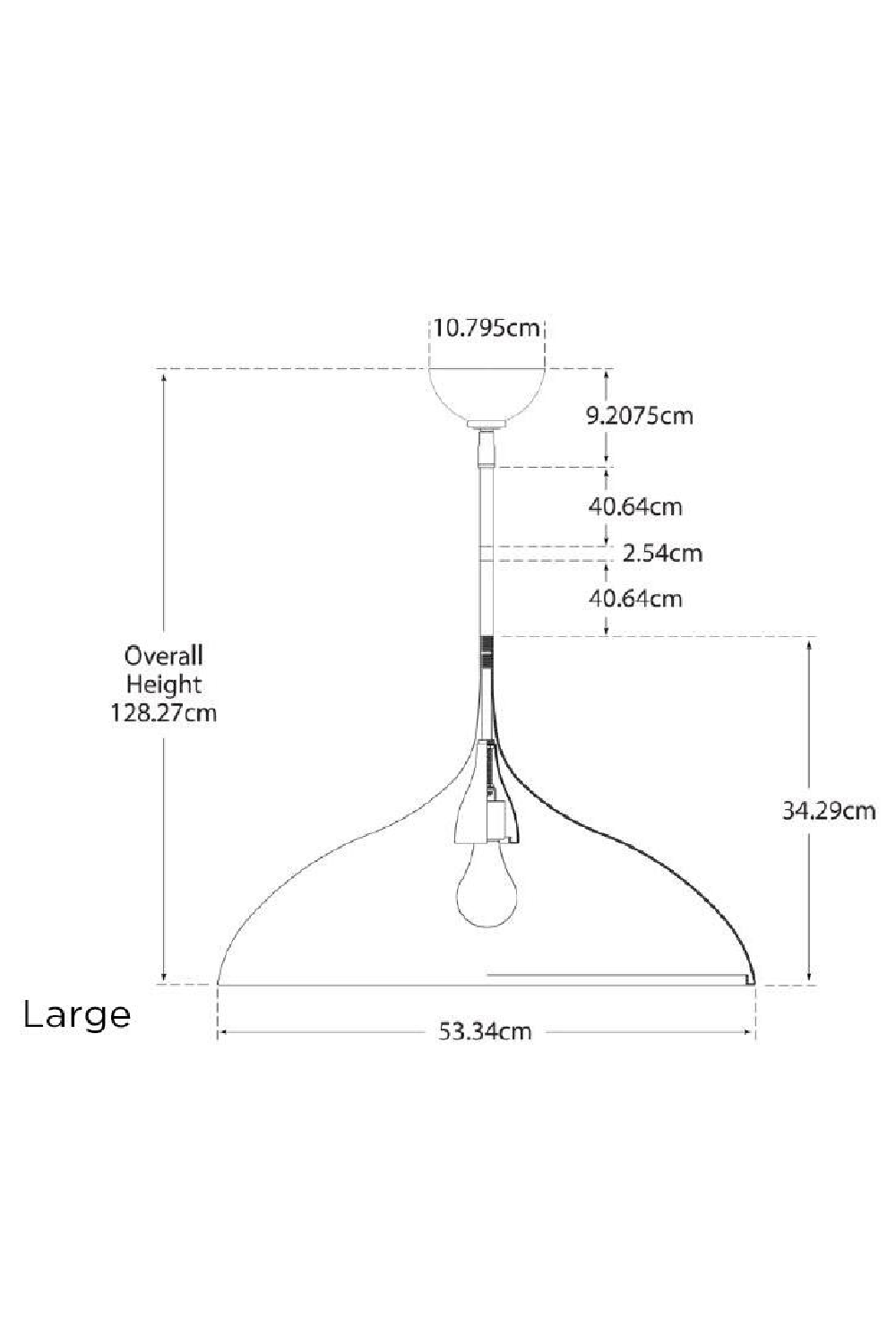 Gold Interior Pendant Lamp | Andrew Martin Agnes | Oroa.com