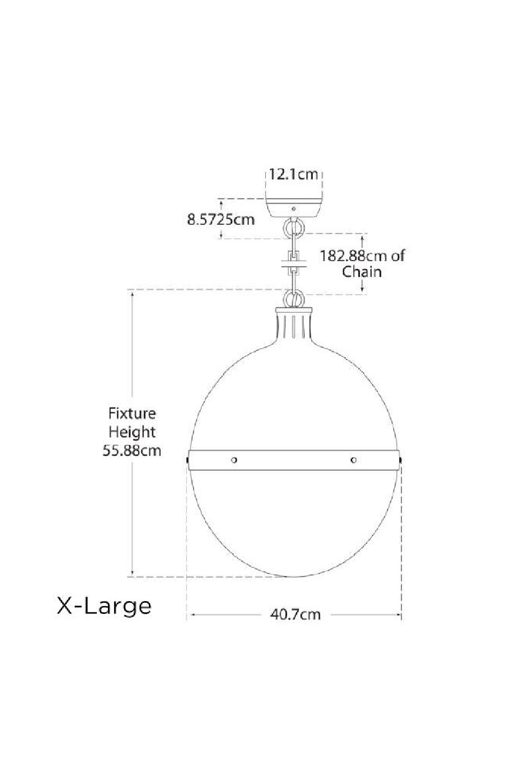 White Glass Ball Pendant Lamp | Andrew Martin Hicks | Oroa.com
