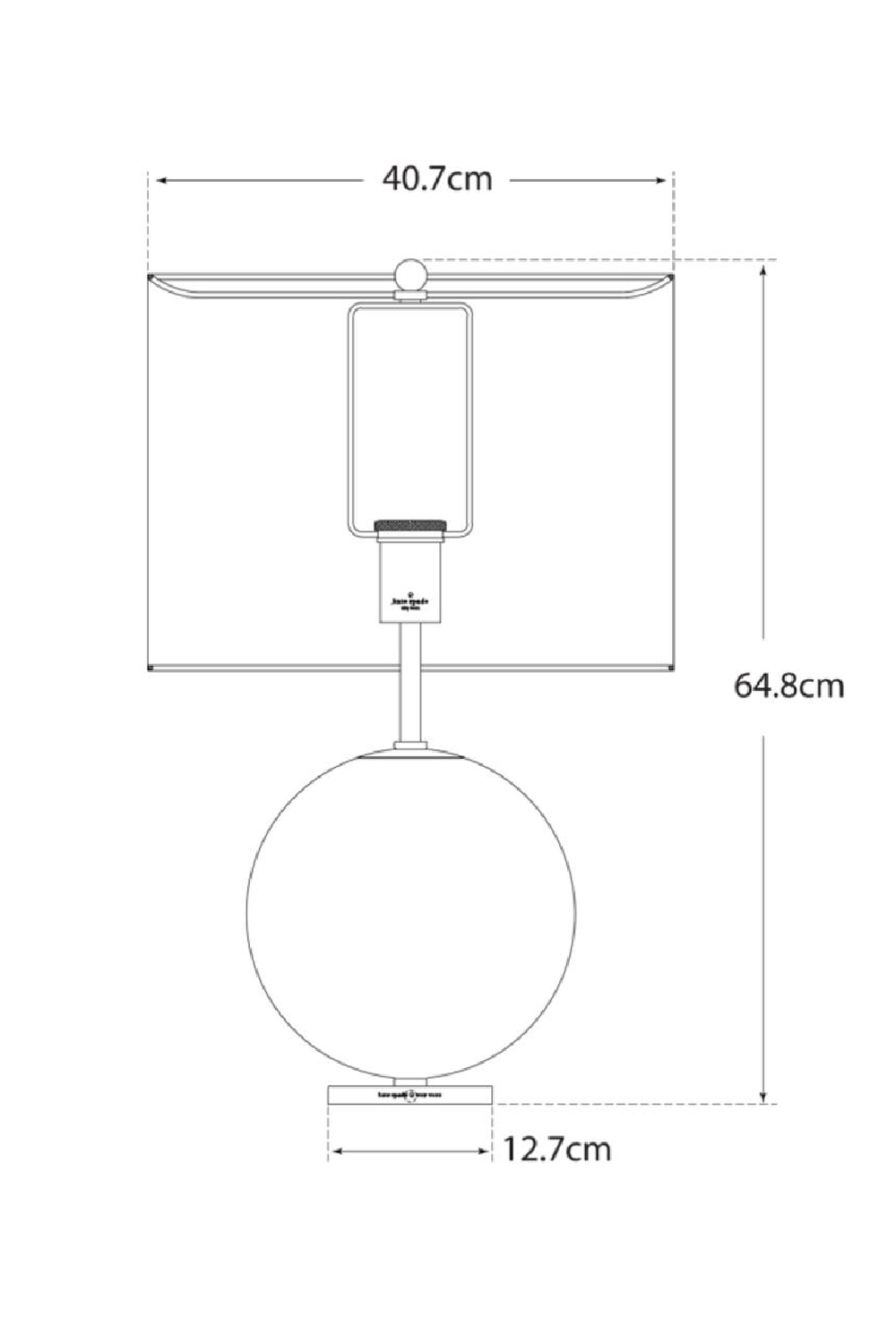 Orb Table Lamp | Andrew Martin Elsie | Oroa.com
