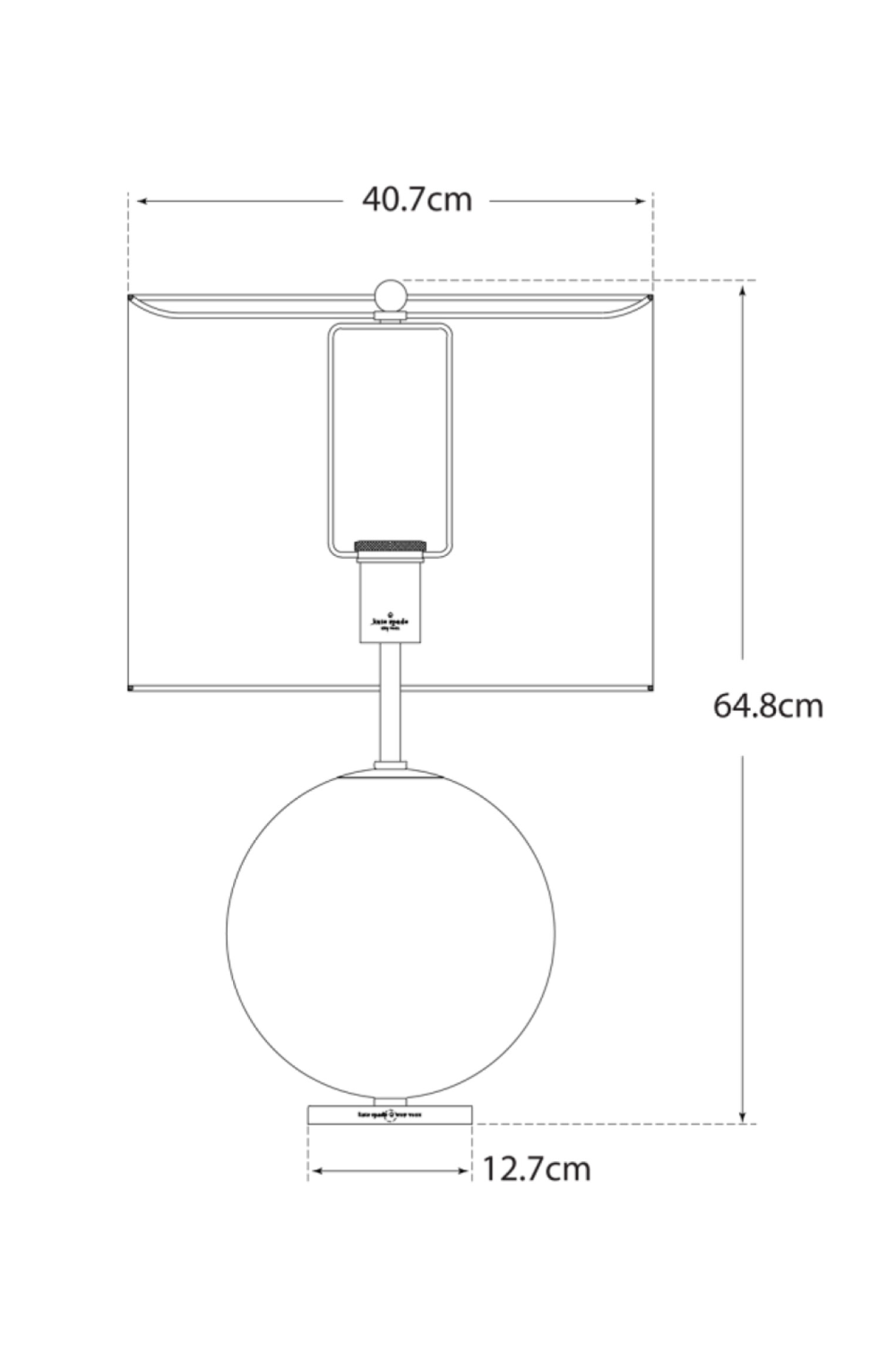 Orb Table Lamp | Andrew Martin Elsie | Oroa.com