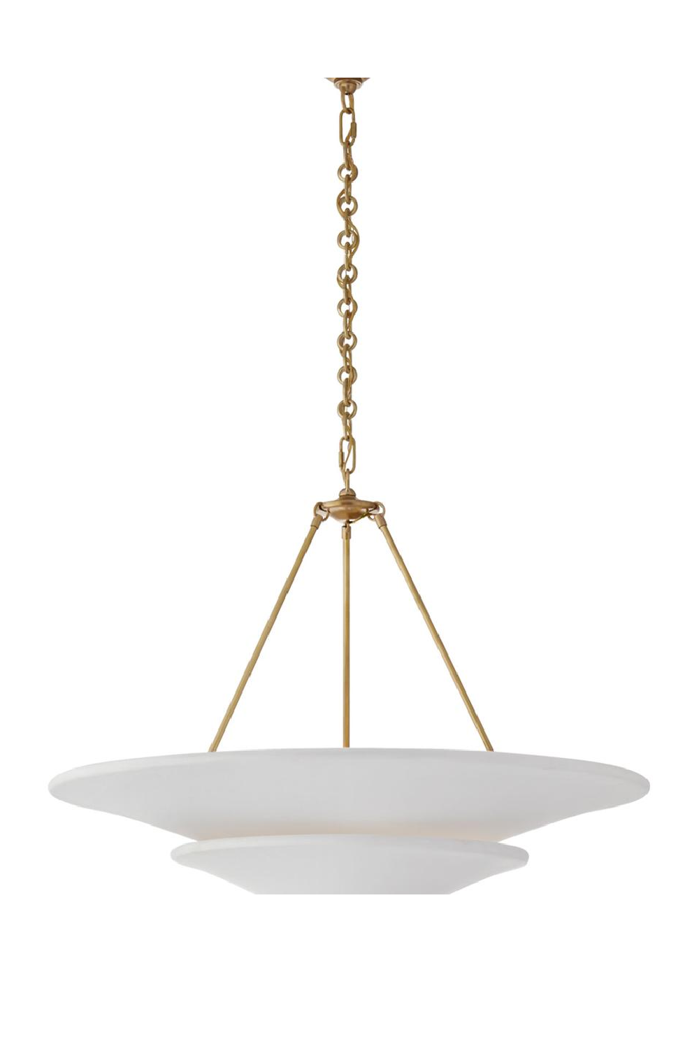 White Round Tiered Chandelier | Andrew Martin Mollino | Oroa.com