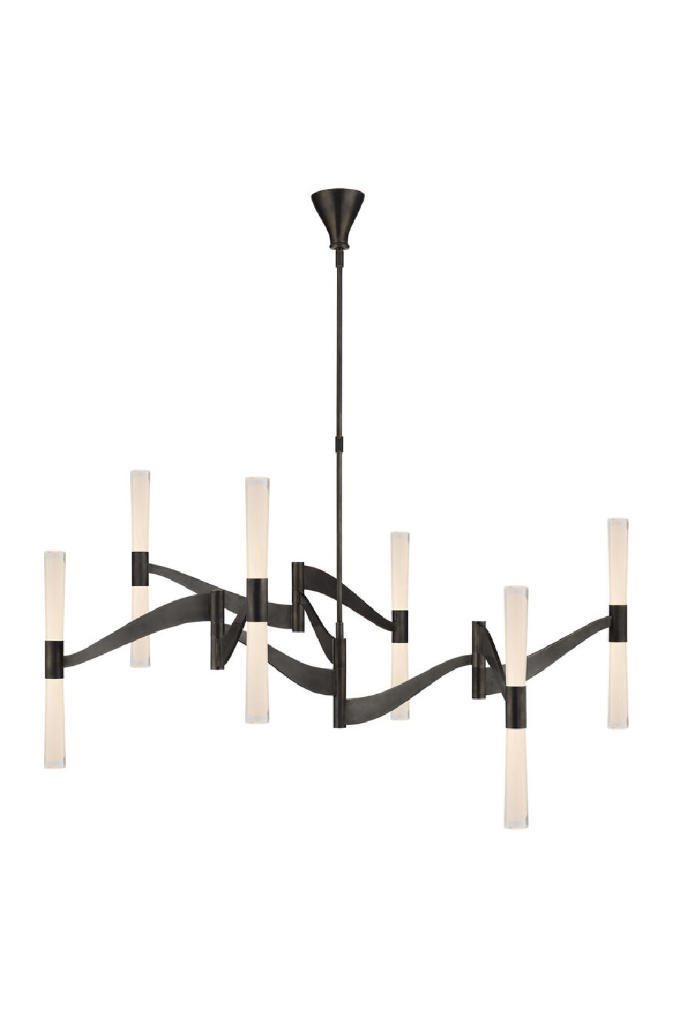 Frosted Glass Tubes Chandelier | Andrew Martin Brenta | Oroa.com