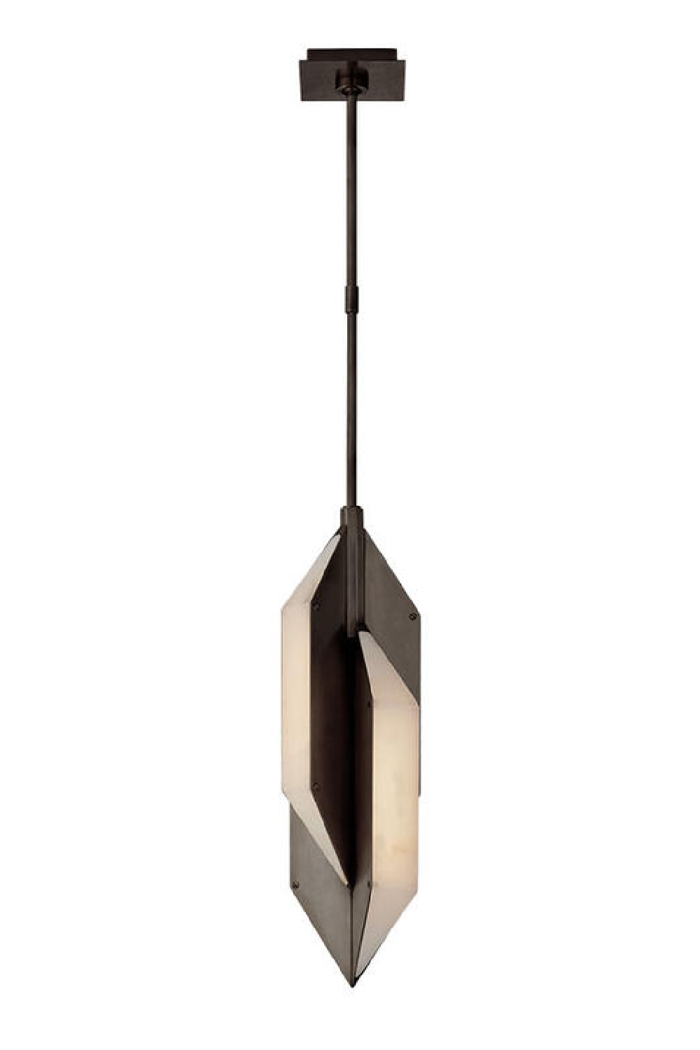 Natural Stone Geometrical Pendant Lamp | Andrew Martin Ophelion | Oroa.com
