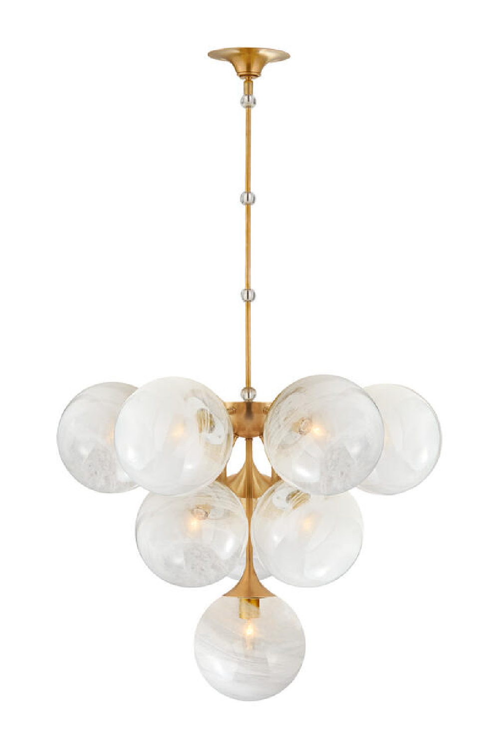 Glass Orbs Tiered Chandelier | Andrew Martin Cristol | Oroa.com