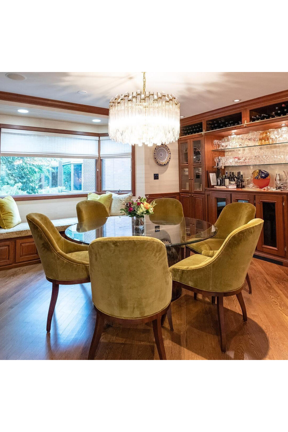 Modern Drum Chandelier | Andrew Martin Adele | Oroa.com