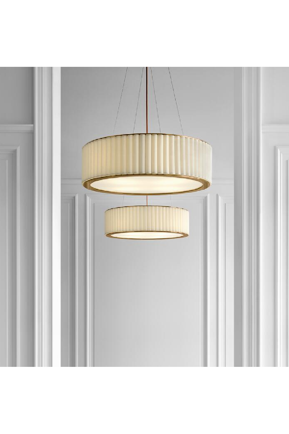 Pleated Shade Pendant Lamp | Andrew Martin Palati | Oroa.com