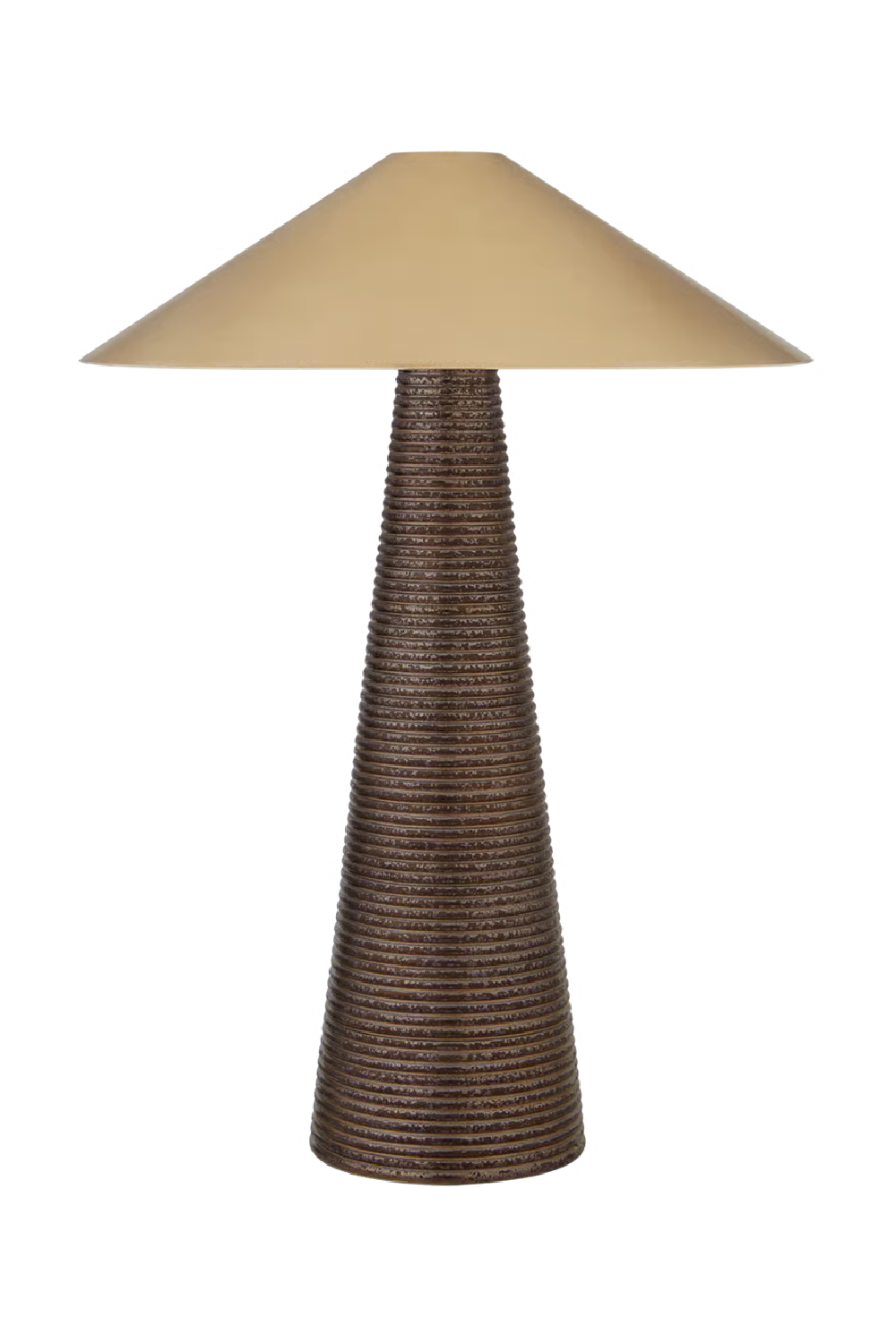 Modern European furniture - Conical Brass Table Lamp - www.oroa.com | Oroa.com