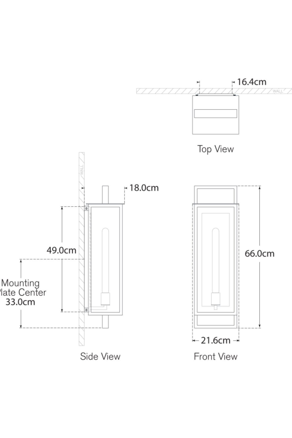 Aged Iron Outdoor Wall Lamp | Andrew Martin Halle | Oroa.com