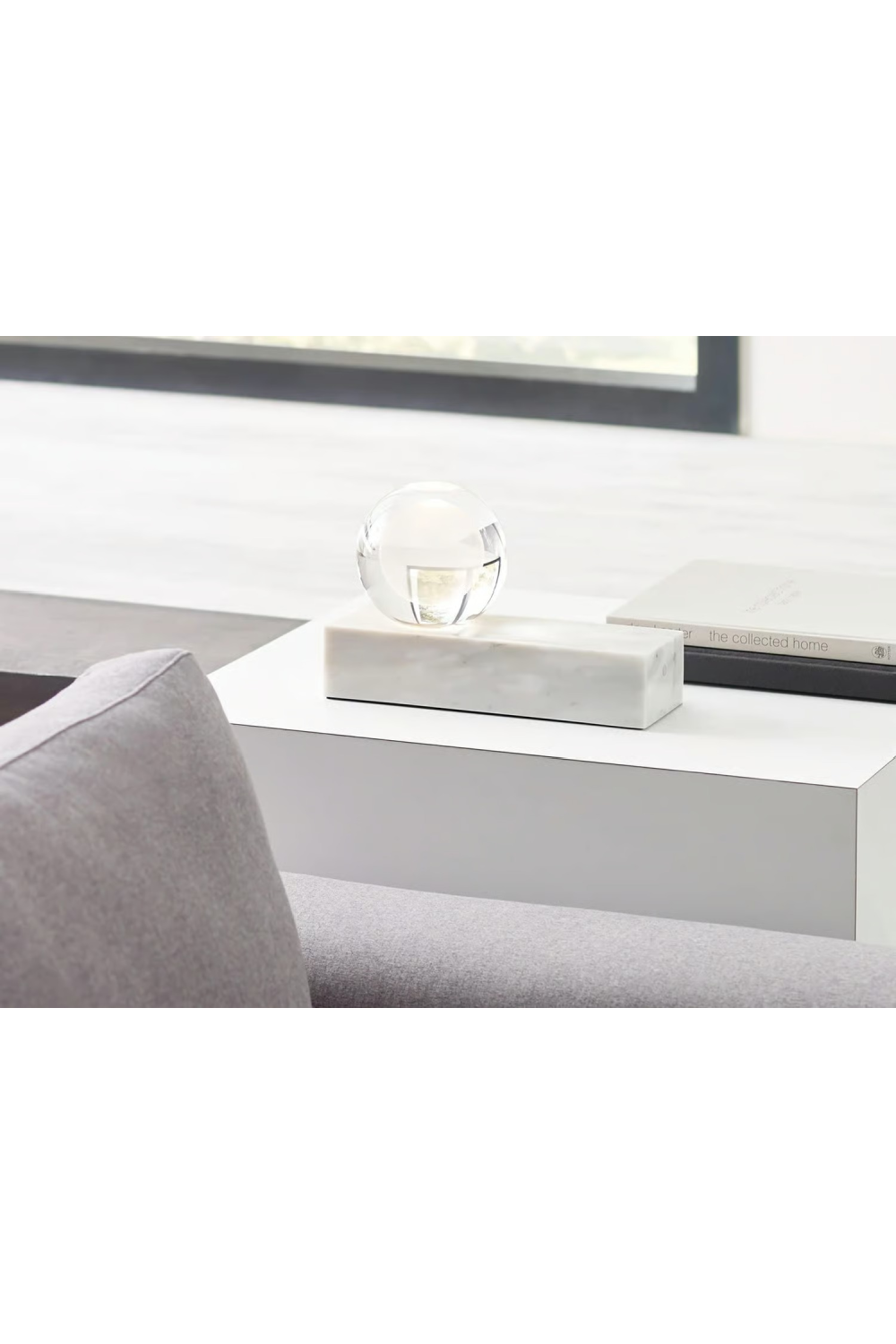 Marble Base Sphere Table Lamp | Andrew Martin Mina | Oroa.com