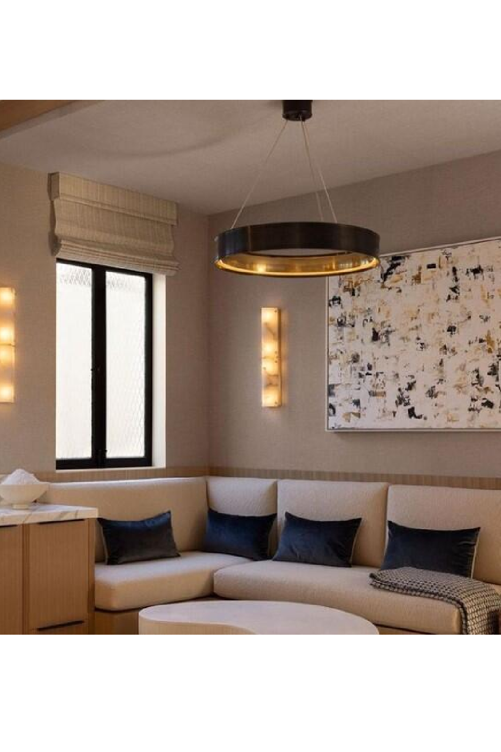 Metal Ring Chandelier | Andrew Martin Connery | Oroa.com