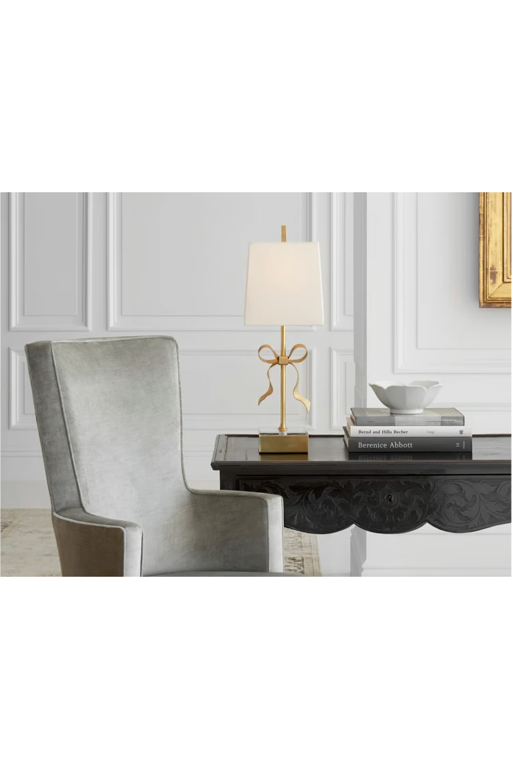 Bow Embellished Table Lamp | Andrew Martin Ellery | Oroa.com