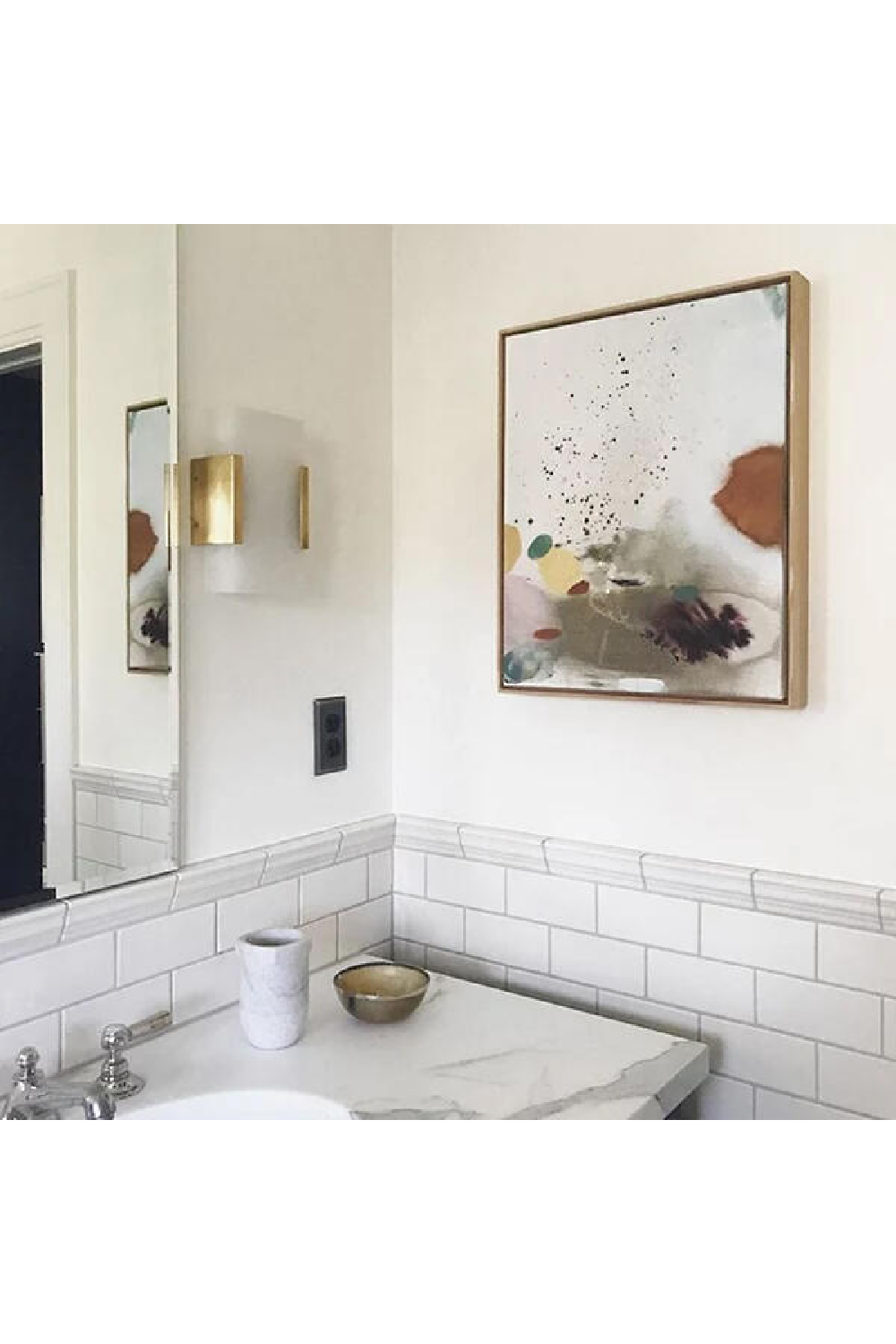 Rectangular Alabaster Wall Lamp | Andrew Martin Covet | Oroa.com