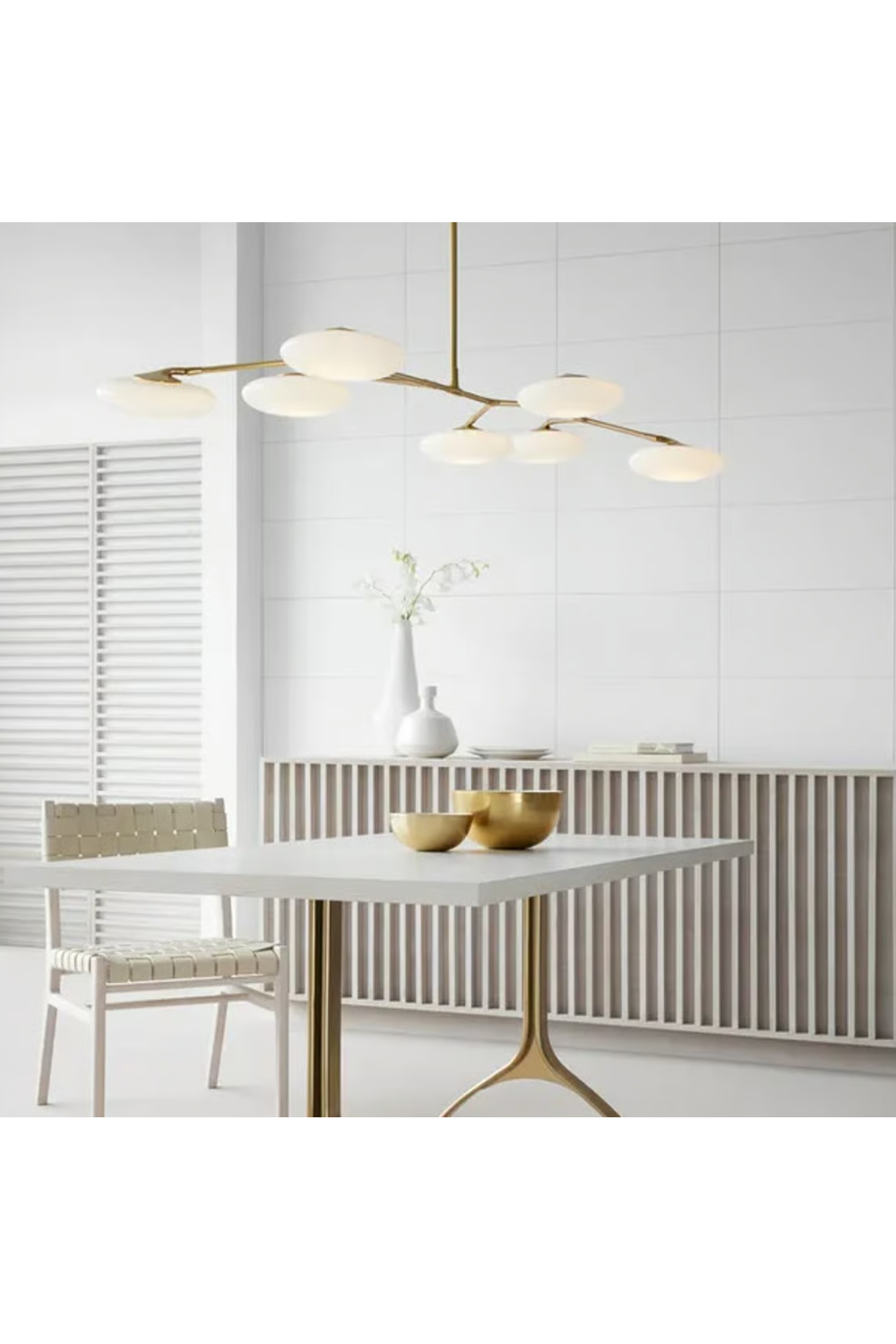 Rotating Glass Petals Chandelier | Andrew Martin Brindille | Oroa.com