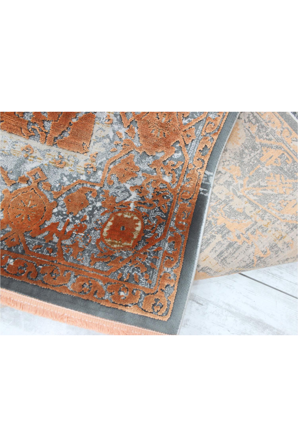 Rose Gold Persian Rug | Andrew Martin Kyra | Oroa.com