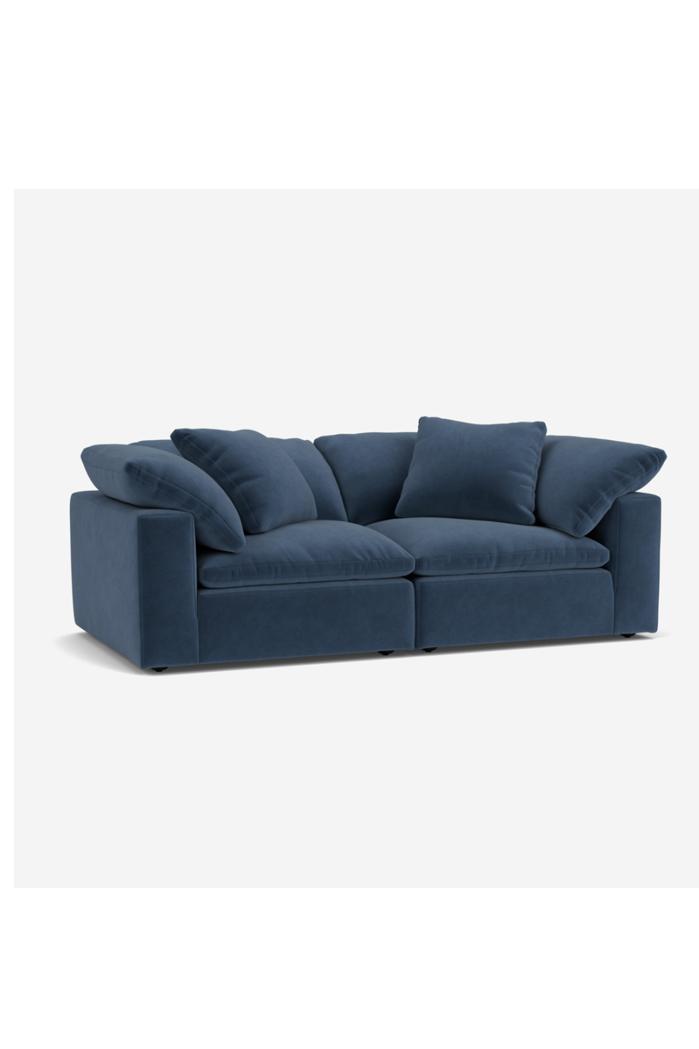 Indigo Fabric Sectional Sofa L | Andrew Martin Truman | Oroatrade.com