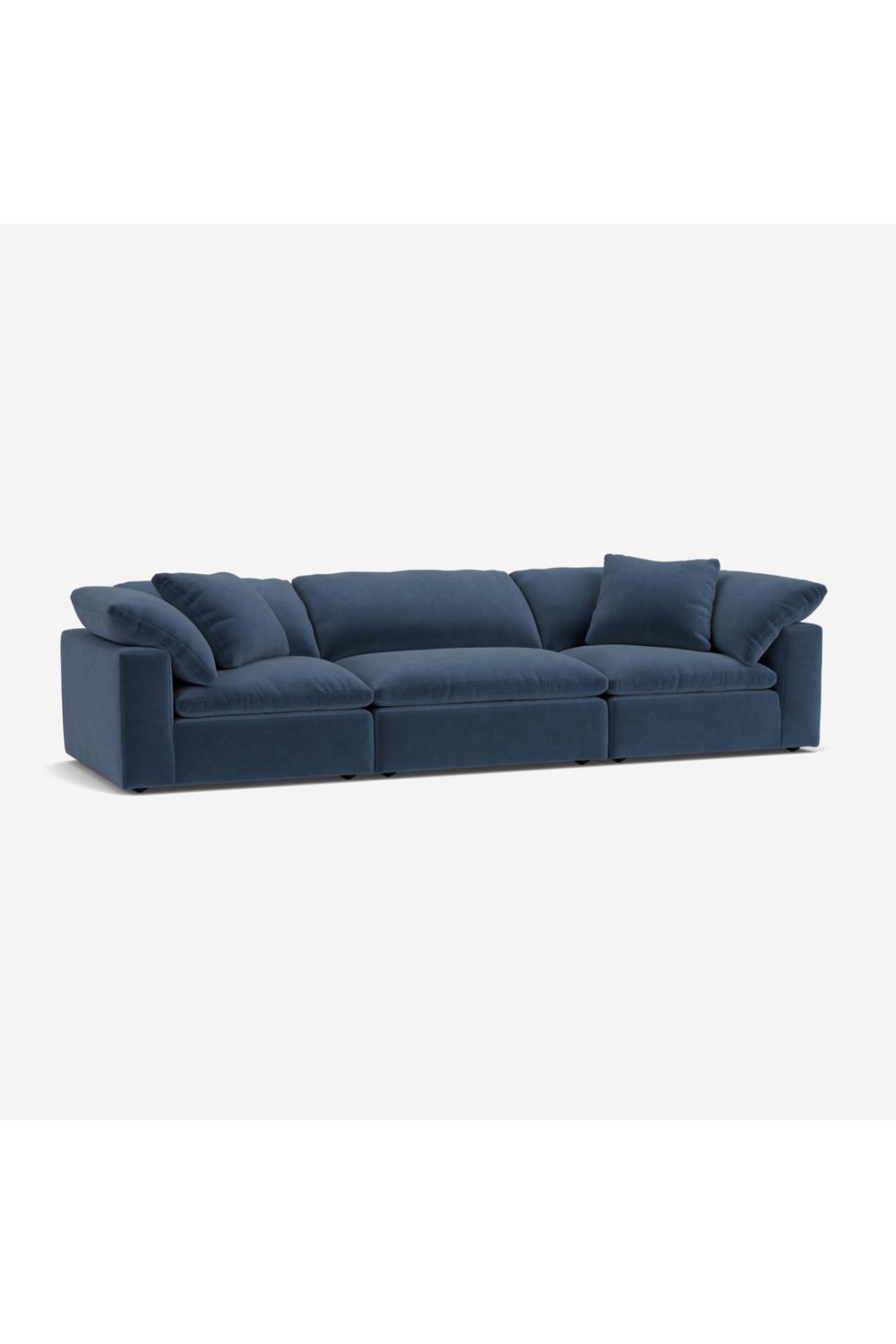 Indigo Fabric Sectional Sofa L | Andrew Martin Truman | Oroatrade.com
