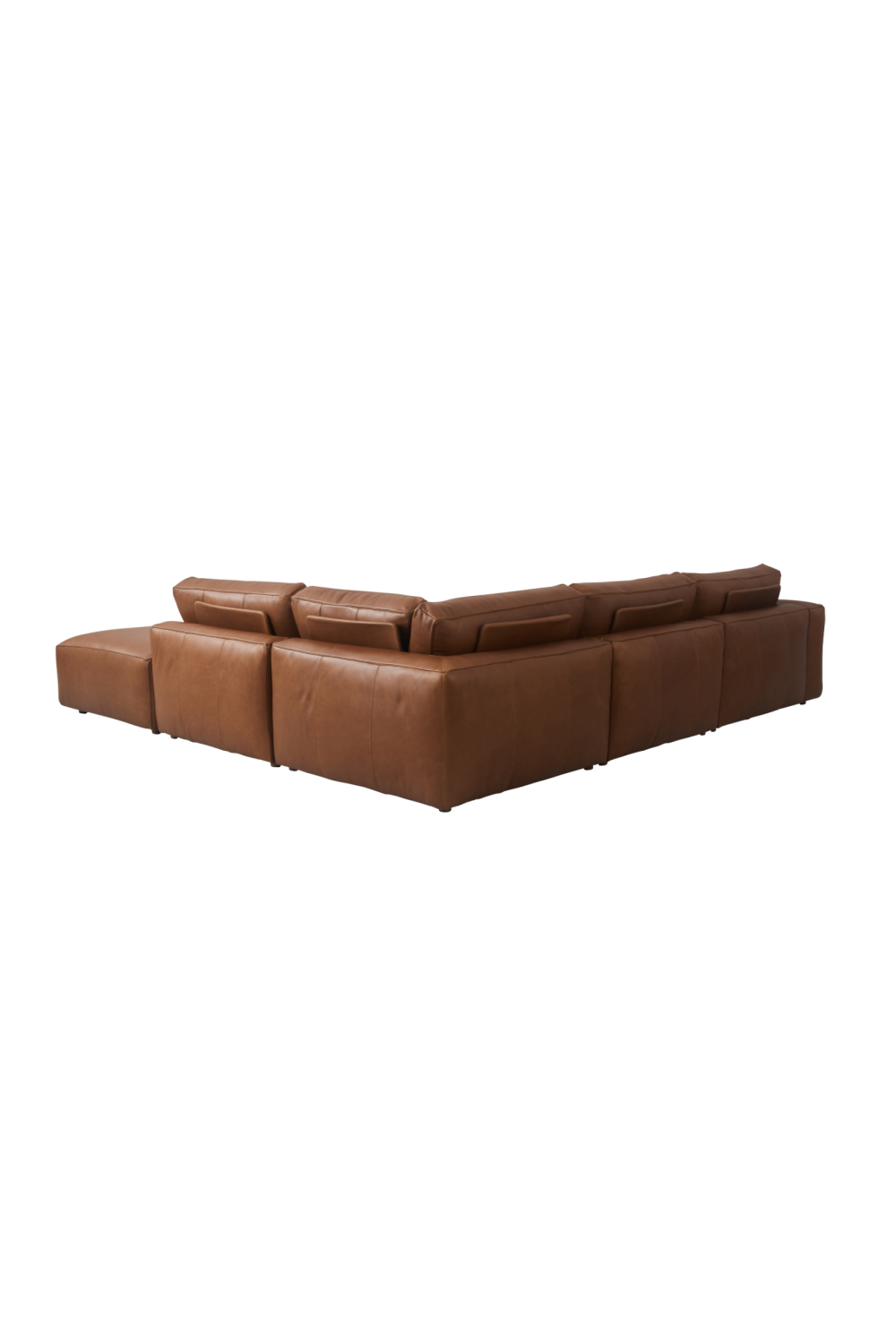 Brown Leather Sectional Sofa | Andrew Martin Arthur | Oroa.com