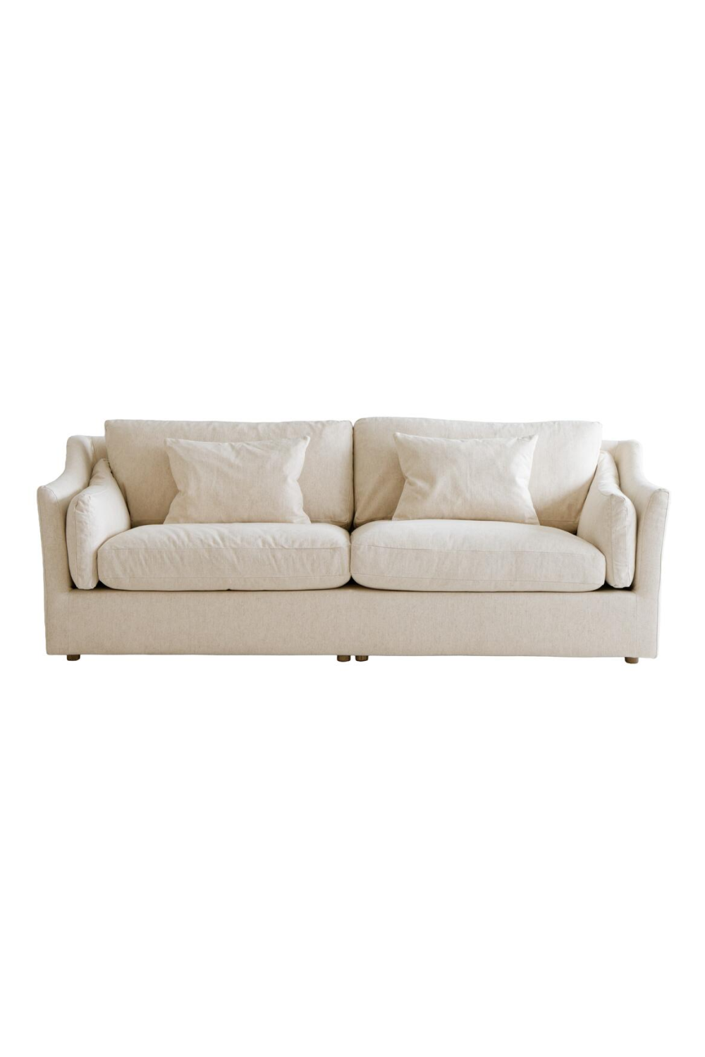 Linen 4-Seater Sofa | Andrew Martin Lagoon | Oroa.com