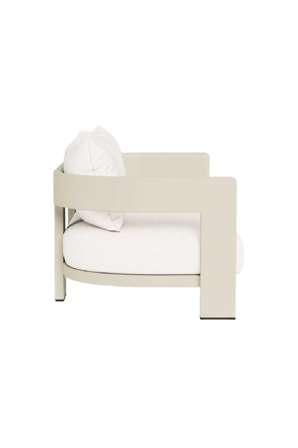 Outdoor White Aluminium Sofa | Andrew Martin Caicos | Oroa.com