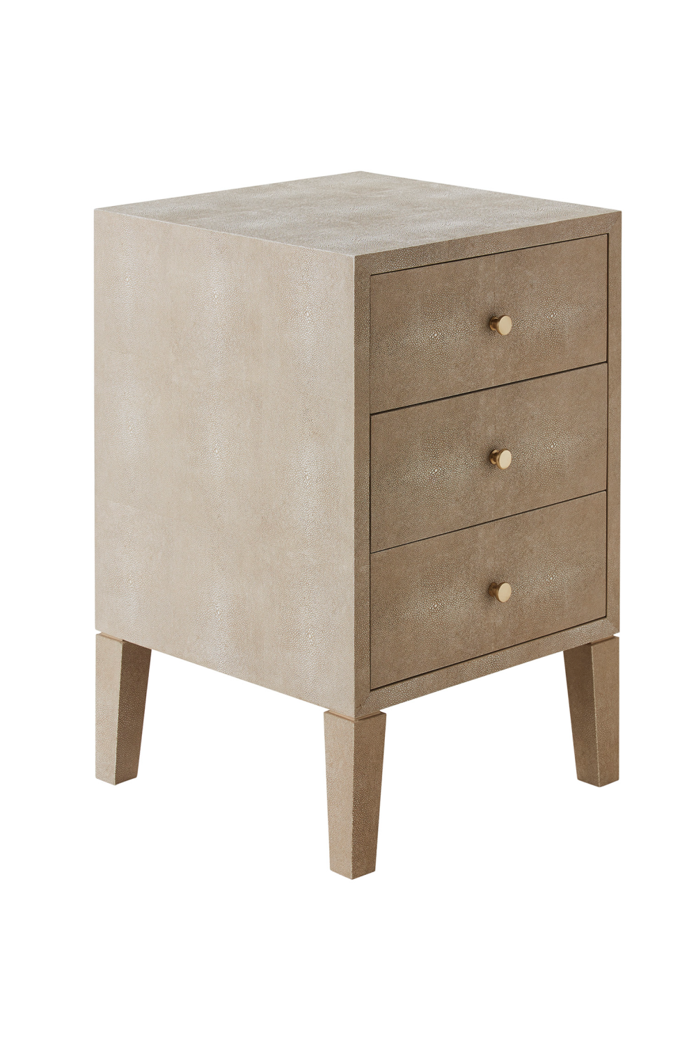 Shagreen Three Drawers Side Table | Andrew Martin Georgia | Oroa.com