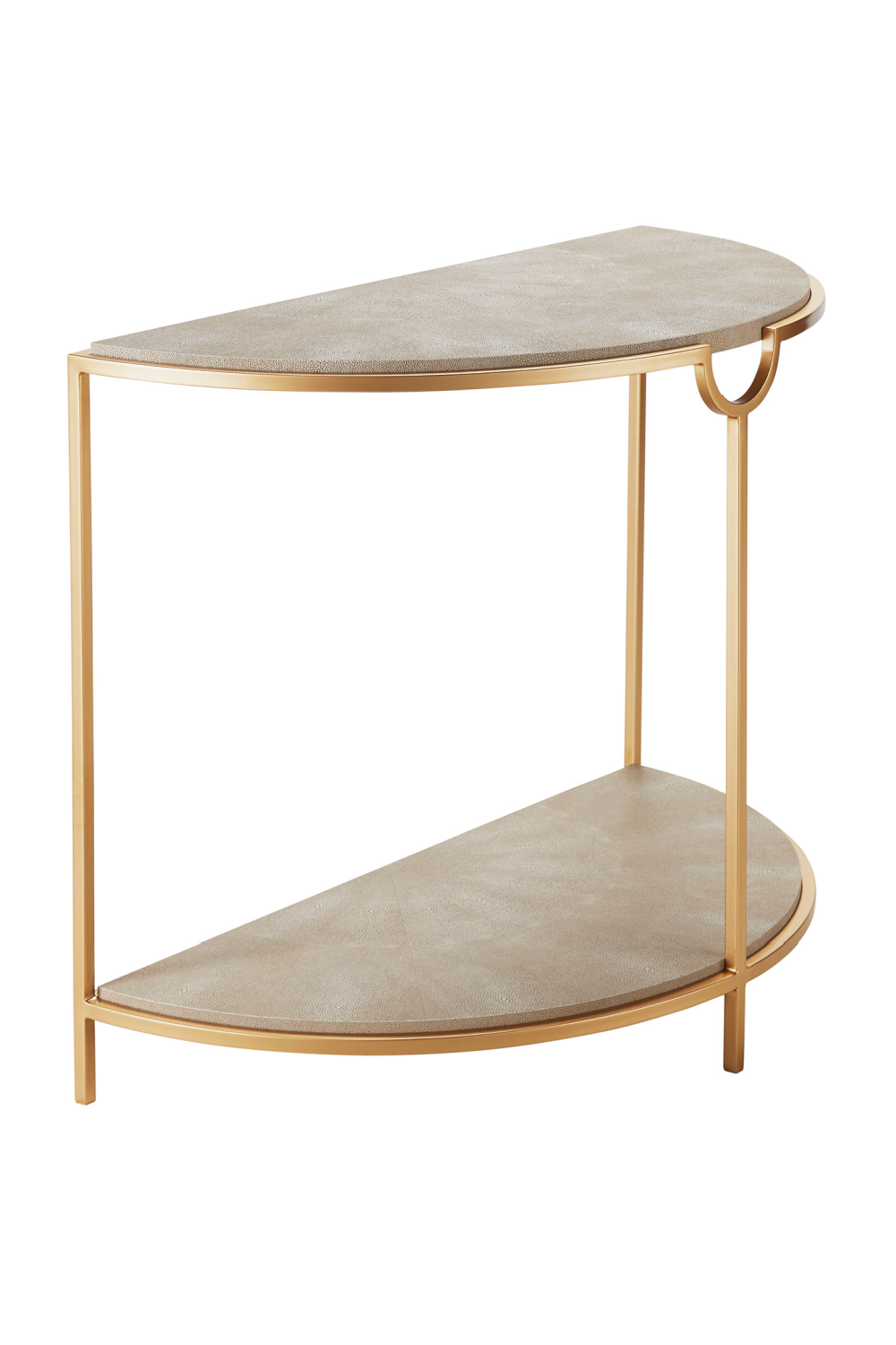 Half Moon Shagreen Console Table | Andrew Martin Elise | Oroa.com