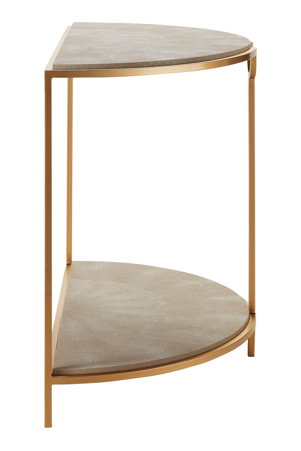 Half Moon Shagreen Console Table | Andrew Martin Elise | Oroa.com