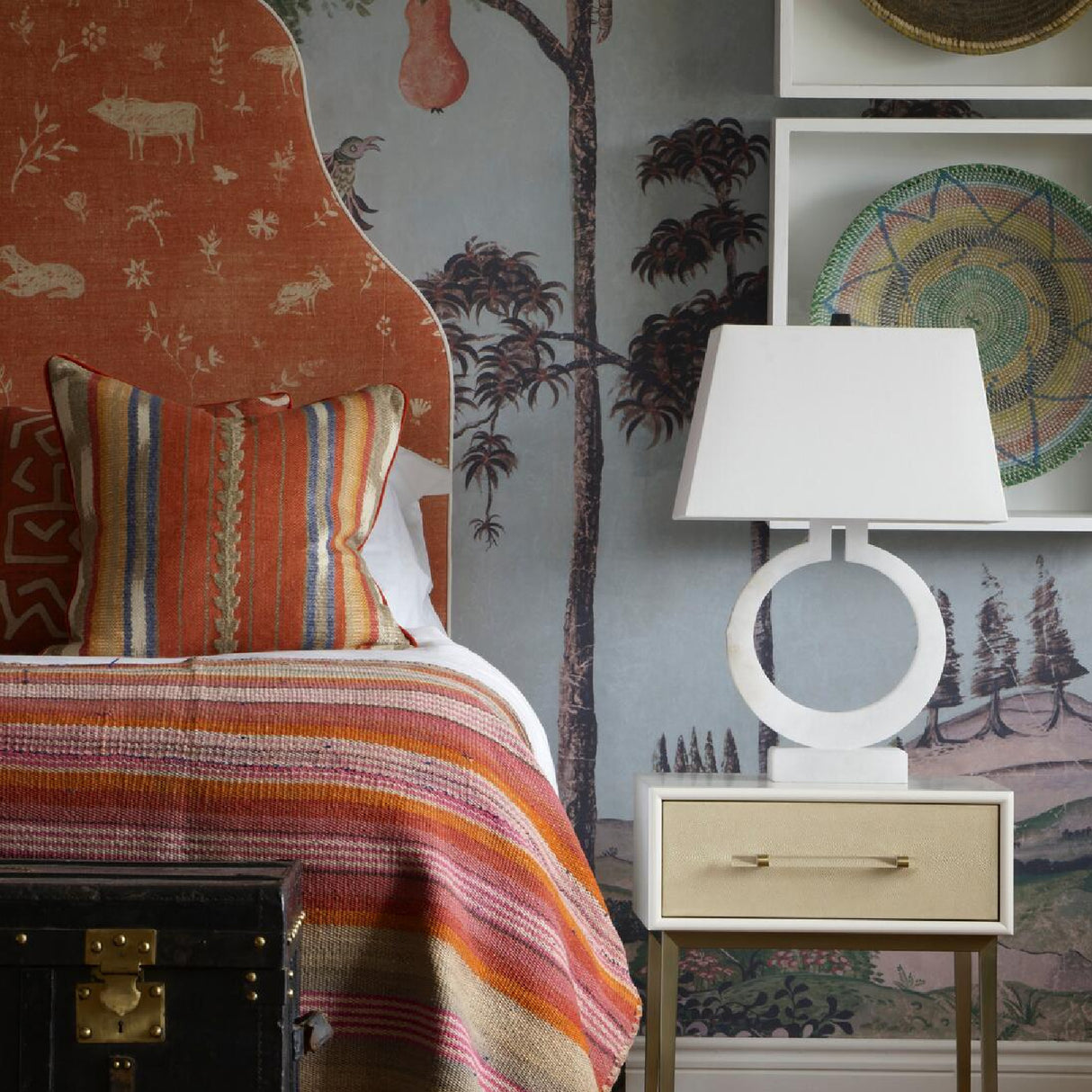 Shagreen Drawer Bedside Table | Oroa.com