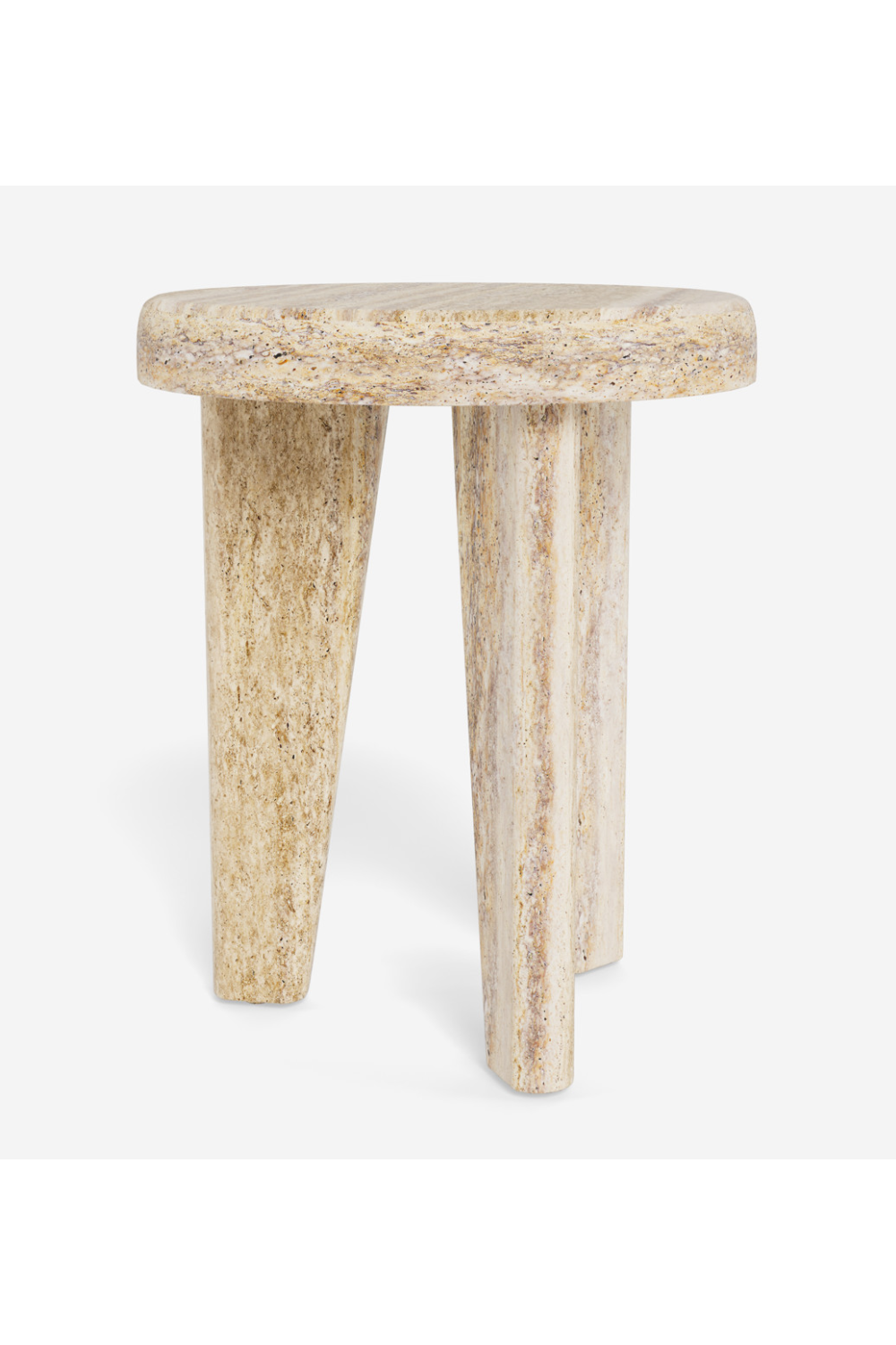 Travertine Outdoor Side Table | Andrew Martin Lucca | Oroa.com