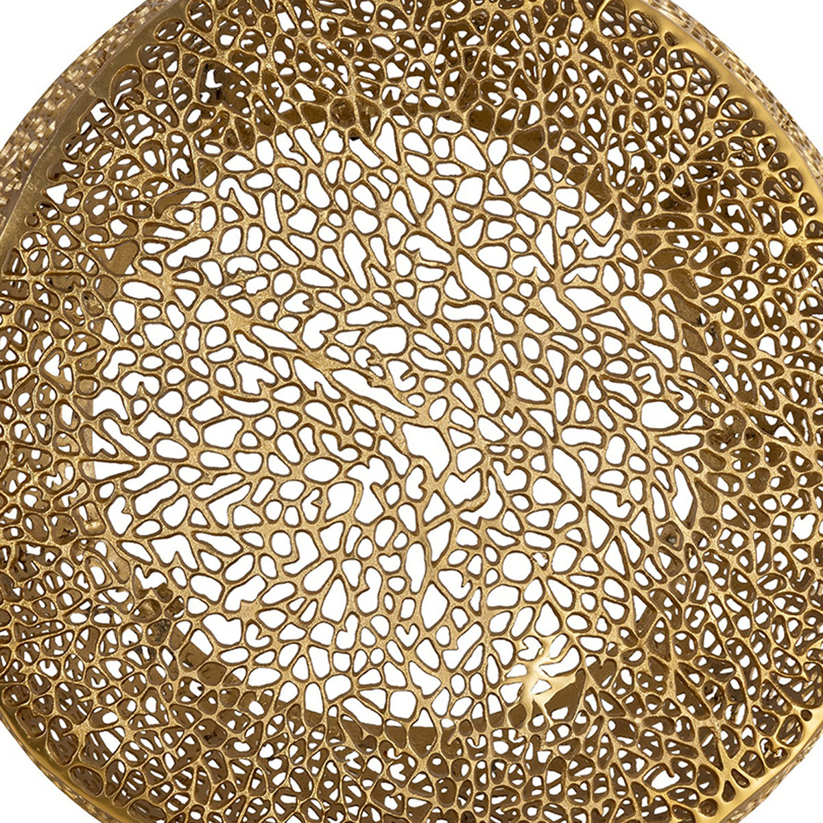 Gold Casted Frame Coffee Table | OROA