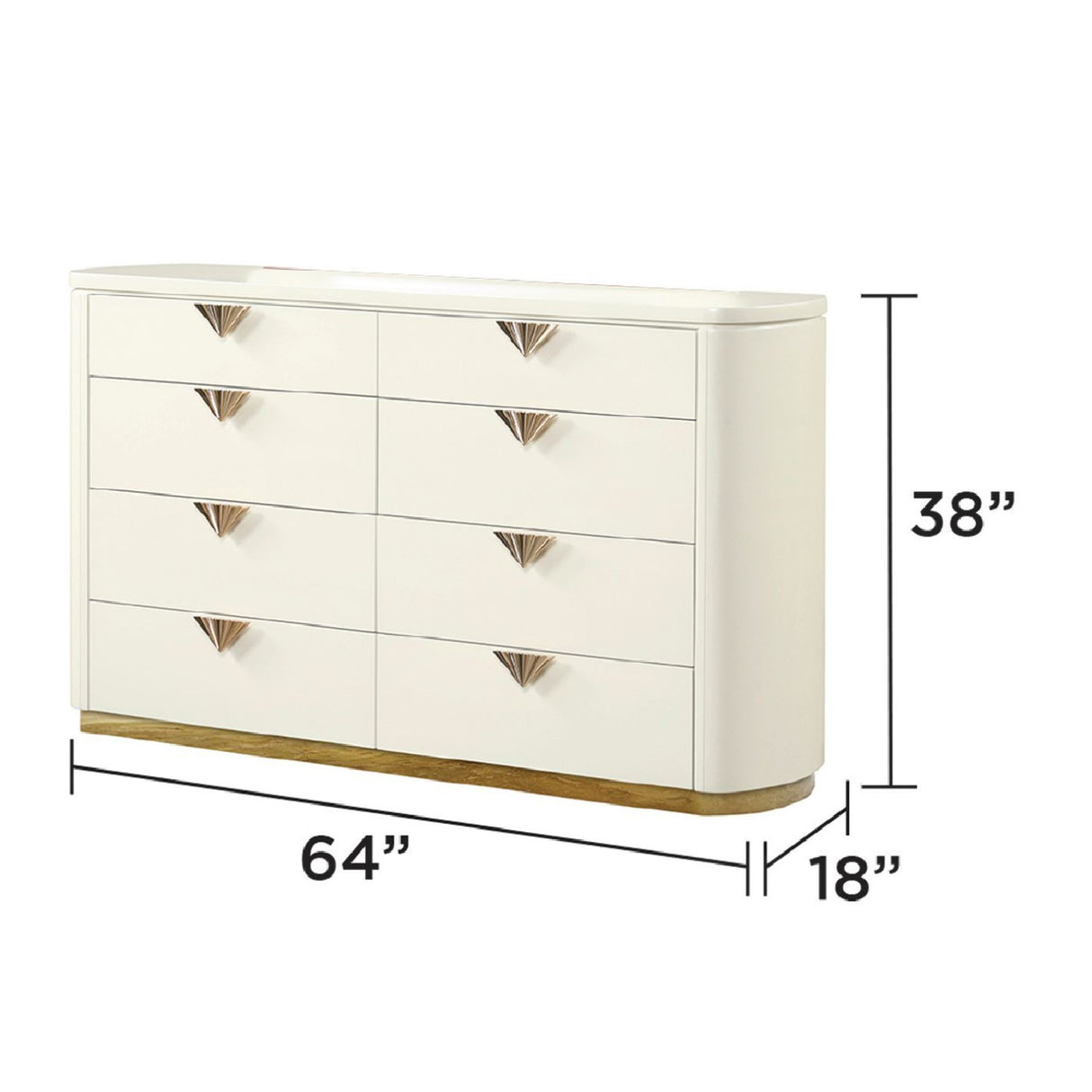 La Pierre Modern 6-Drawer Dresser | OROA
