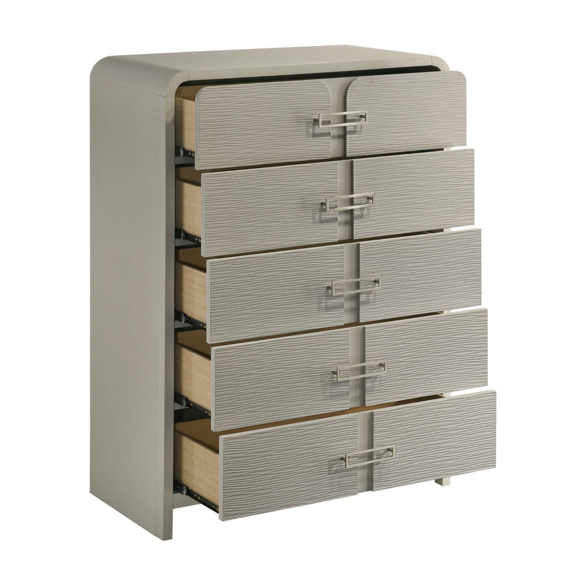 Modern European furniture - Aria Contemporary 5-Drawer Chest - www.oroa.com