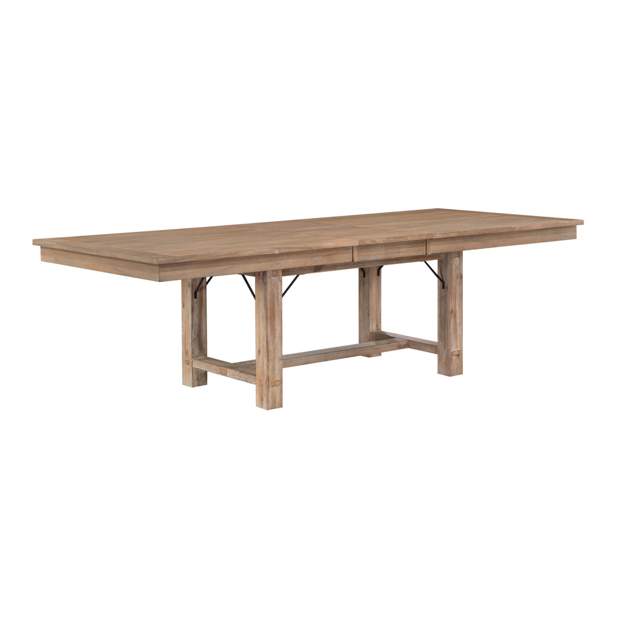 Light Oak Finish Extendable Dining Table | OROA