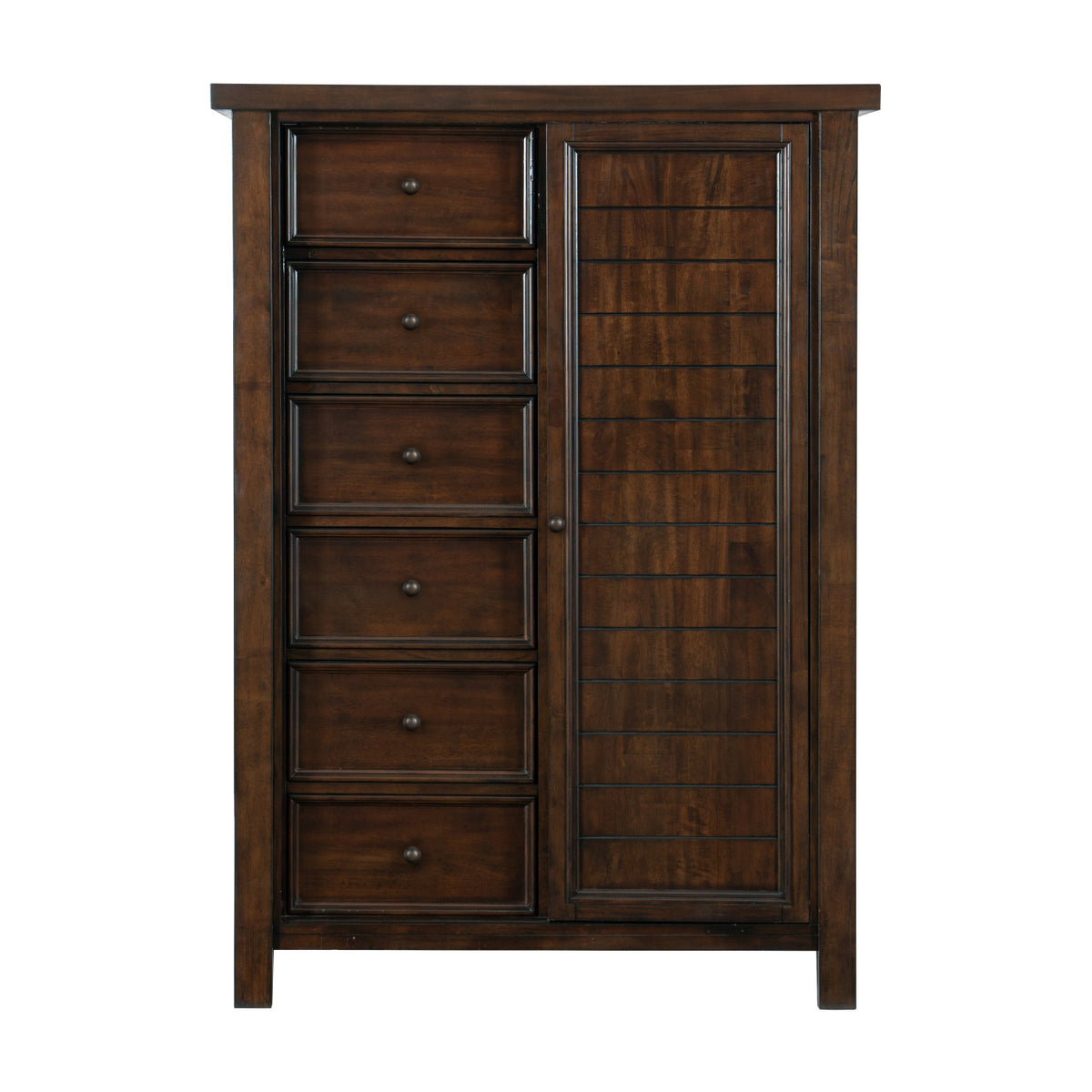 Brown Classic Transitional Wardrobe Chest | OROA