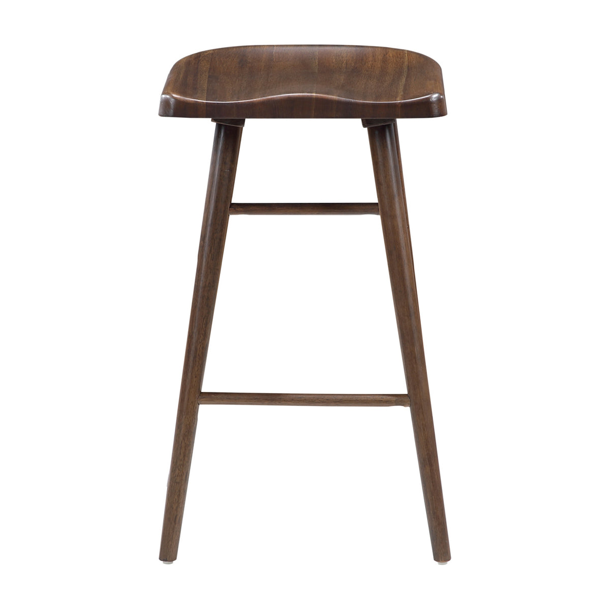 Brown Finish Barstools (2) | OROA