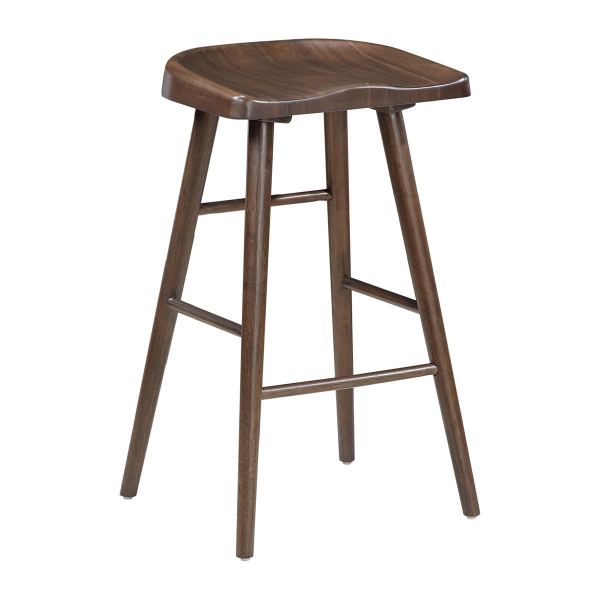 Brown Finish Barstools (2) | OROA
