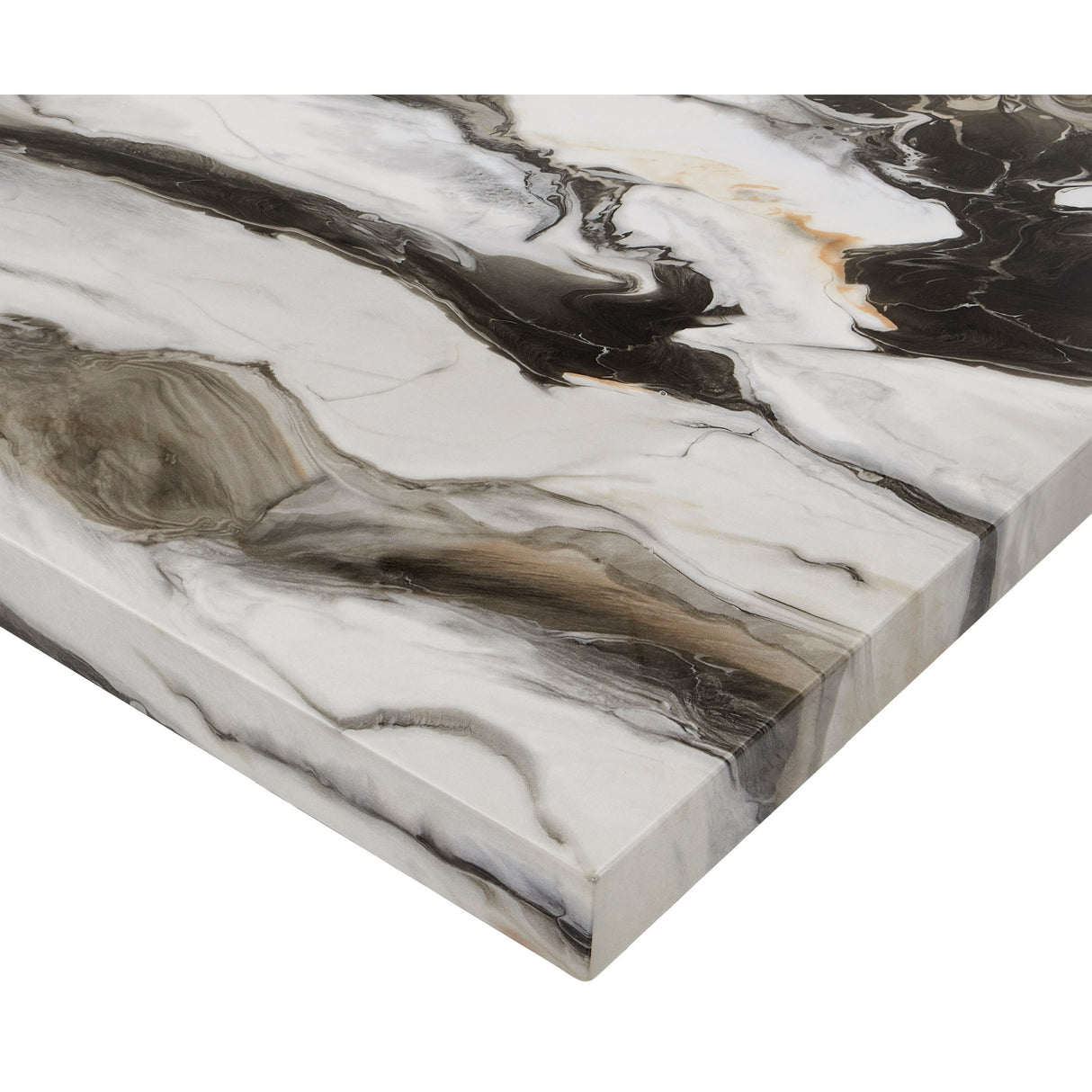 Faux Marble Top Rectangular Dining Table | OROA