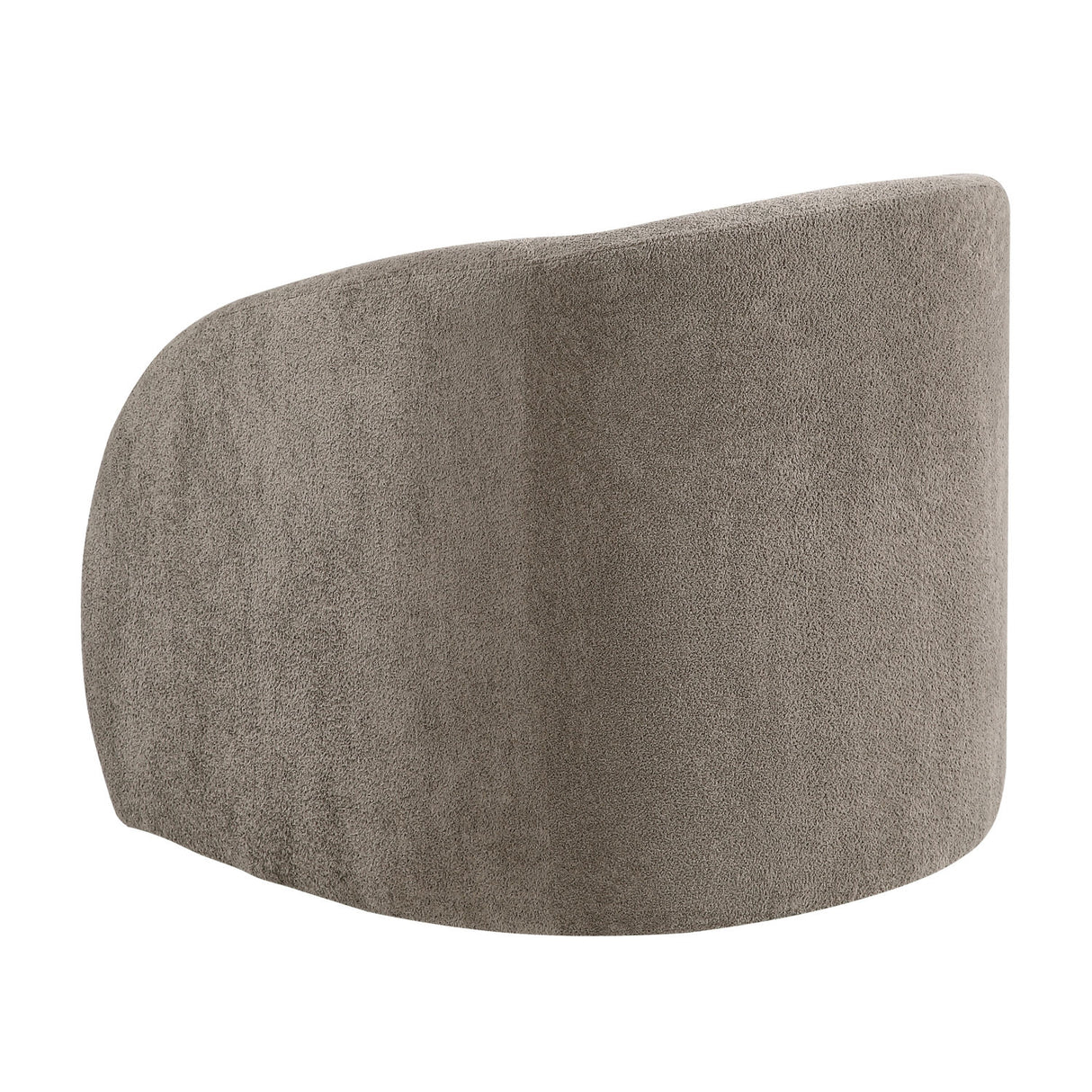 Brown Gray Upholstered Swivel Accent Chair | OROA
