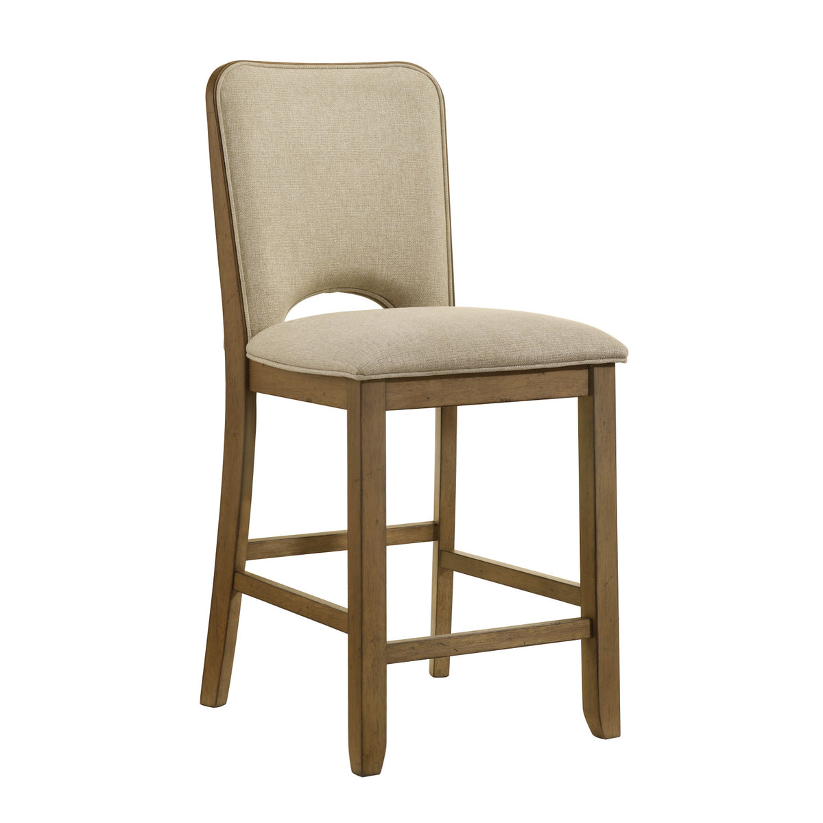 Modern European furniture - Brown Counter Height Dining Chairs (2) - www.oroa.com