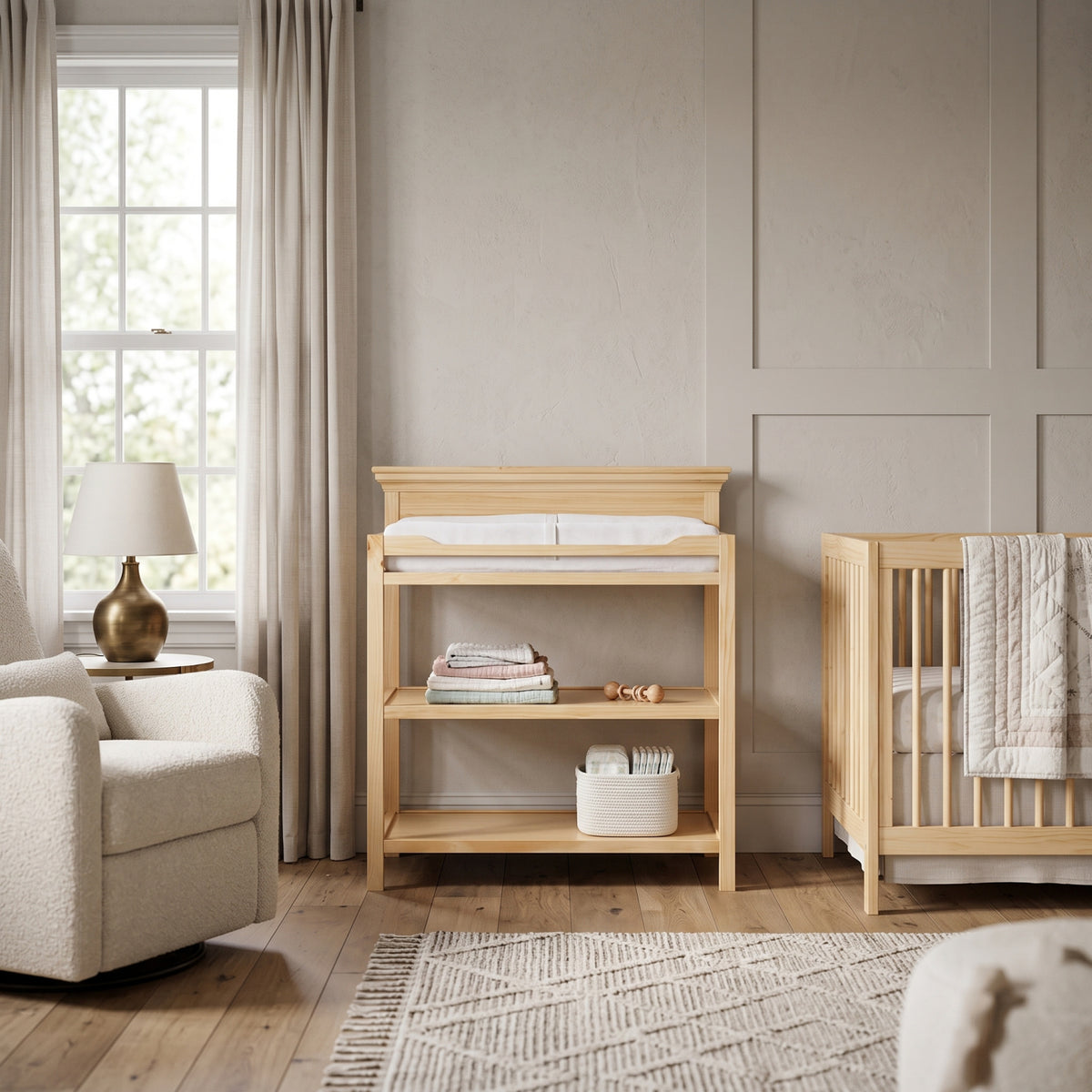 Solid Wood Nursery Changing Table | OROA Kids