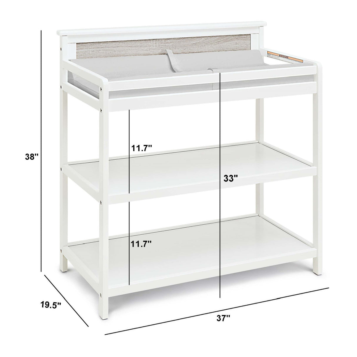 Connelly Gray Baby Changing Table Dresser | OROA Kids