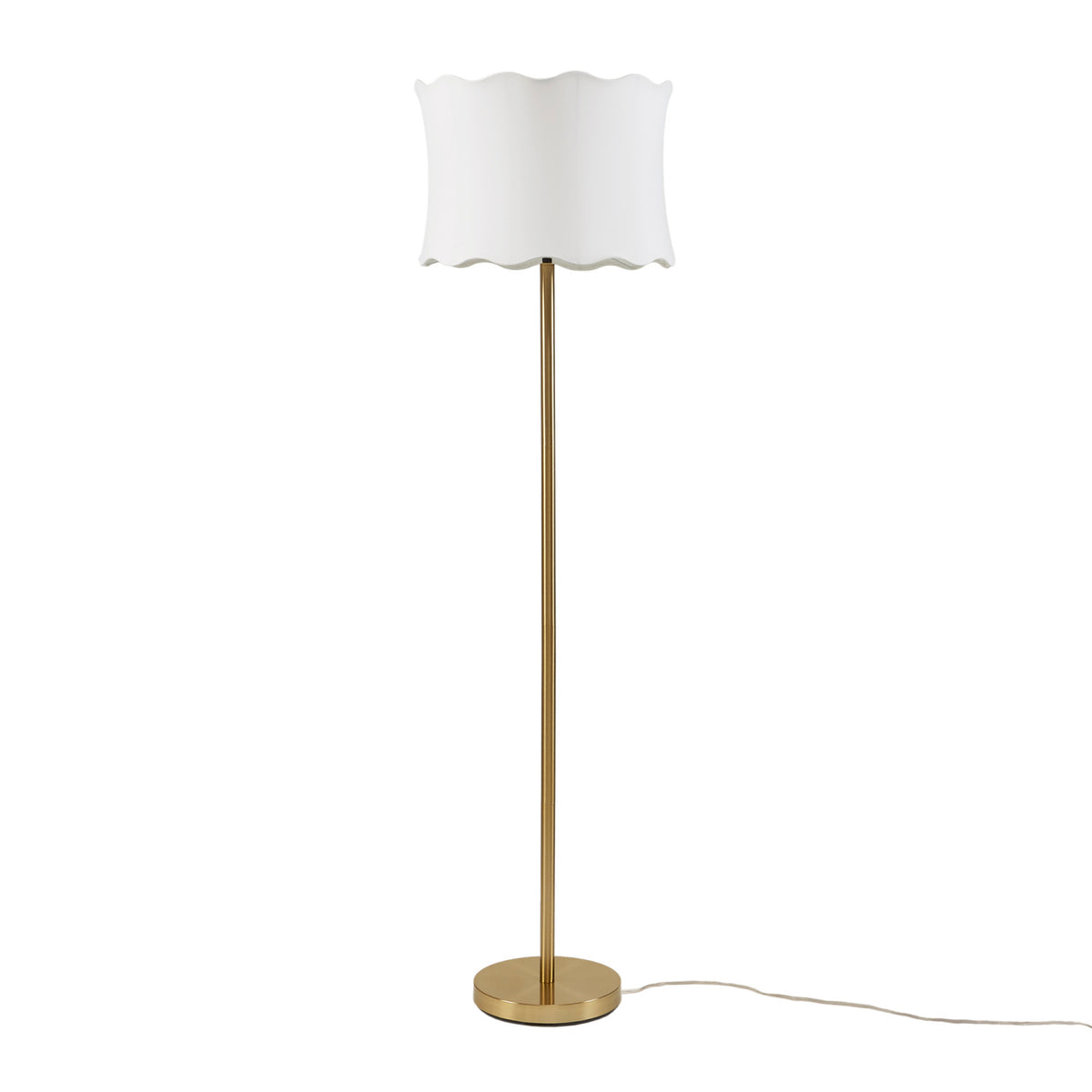 Fluted Fabric Floor Lamp | OROA